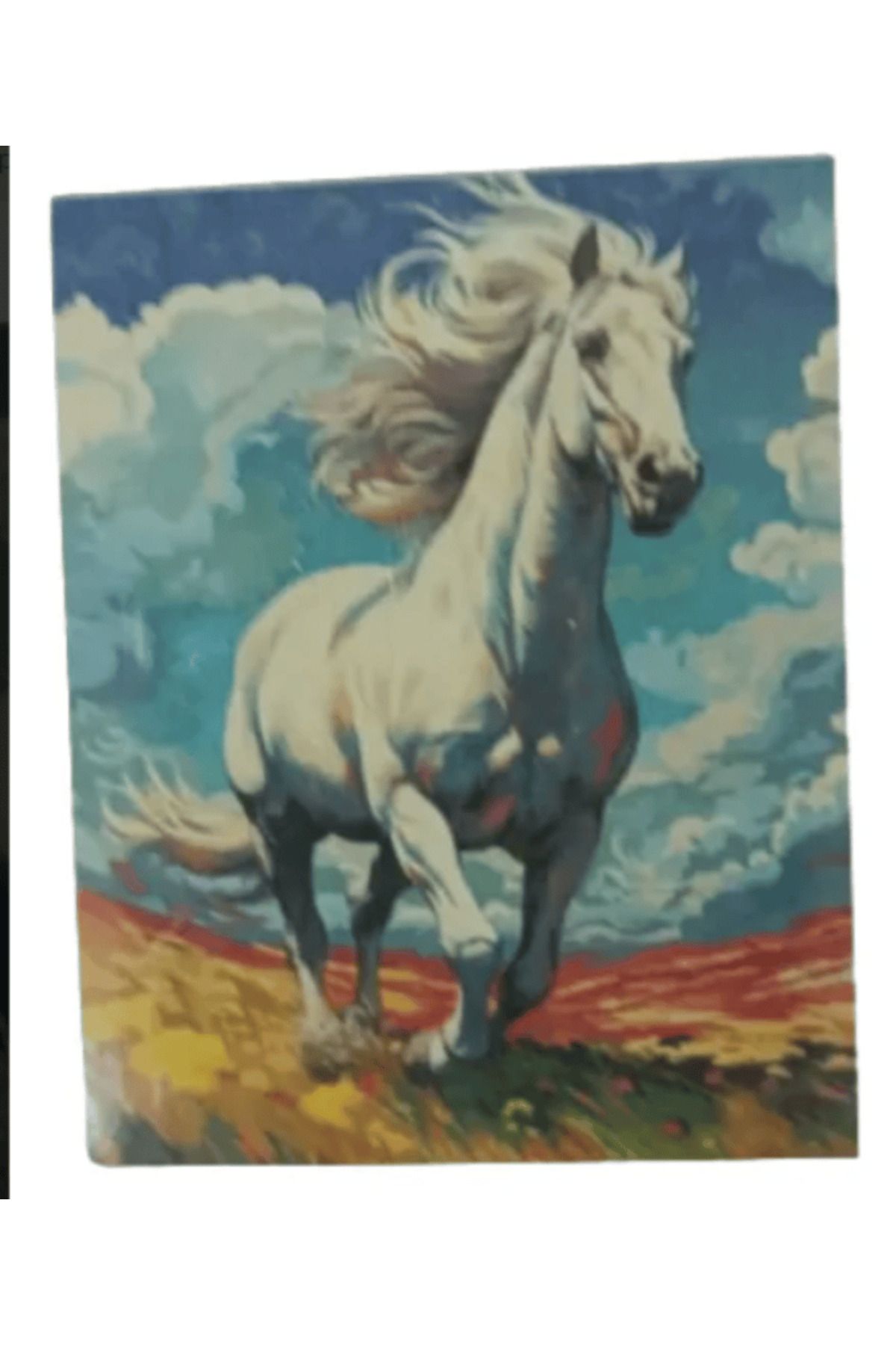 serpildüğme Hı Stone 5d Elmas Boncuk Taş Işleme Mozaik Goblen Kit 30x40cm Yağız at