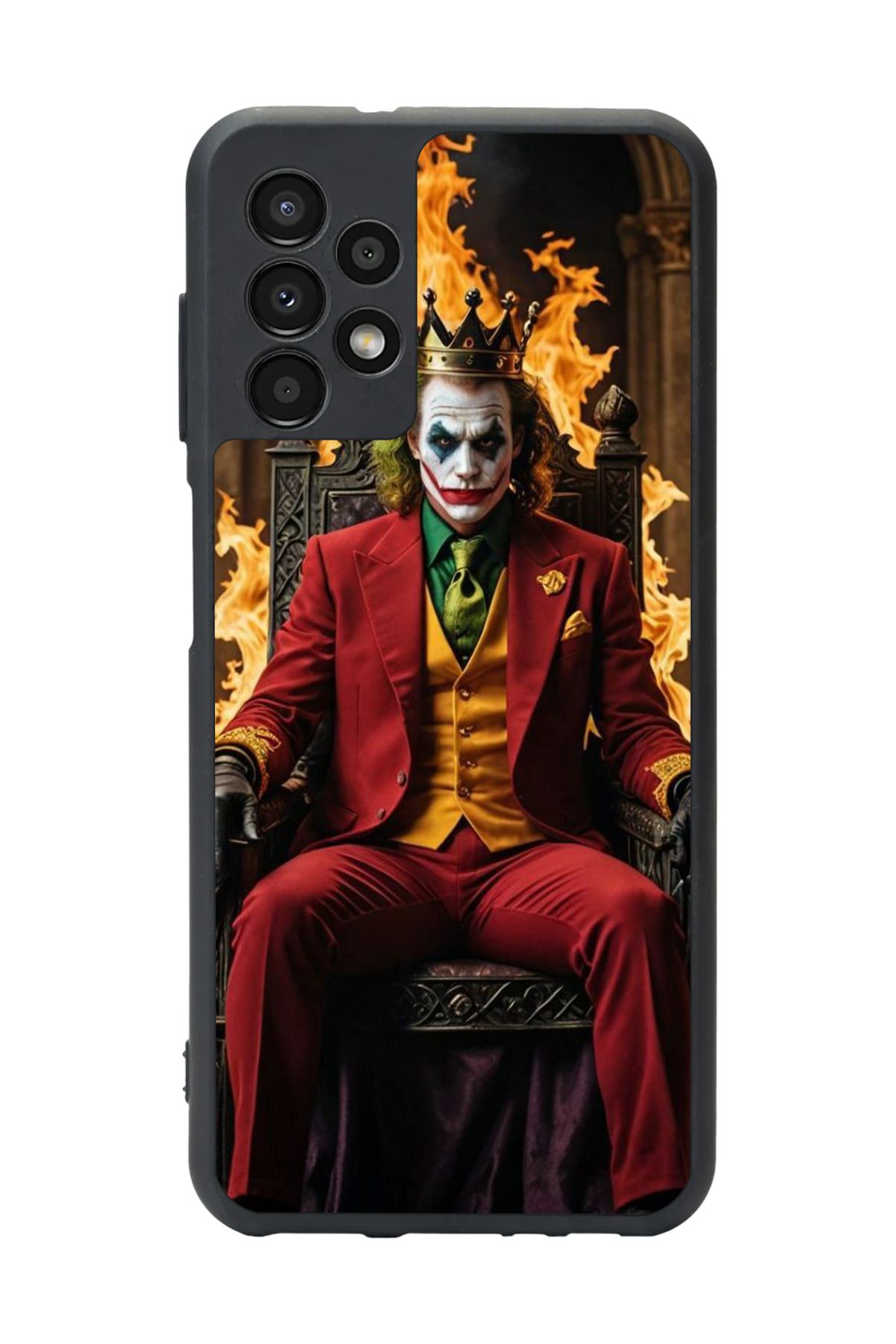 BGAKSESUAR Samsung Galaxy A72 Uyumlu Mat Siyah Kılıf – Yumuşak Silikon, Koruyucu, Şok Emici Kapak
