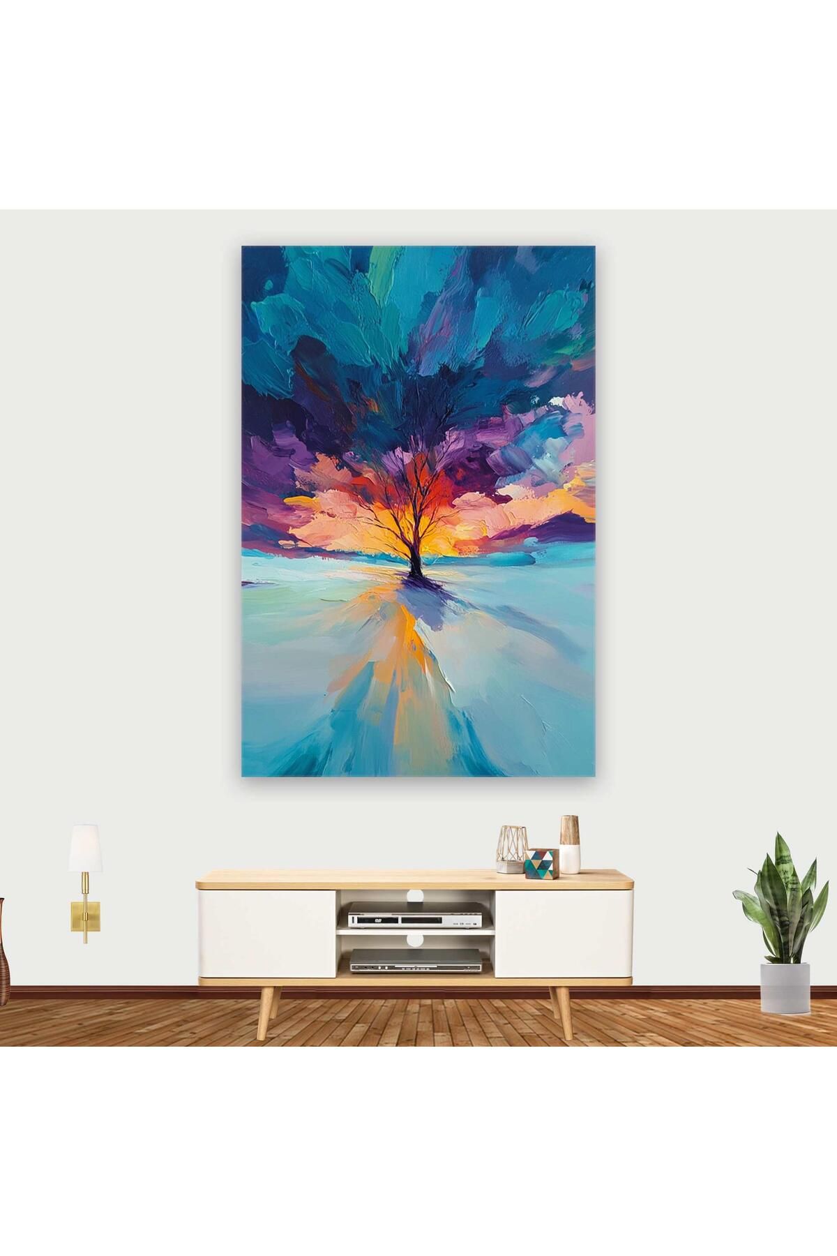 Ritmo Canvas Uzun Yol ve Doğa Kanvas Tablo