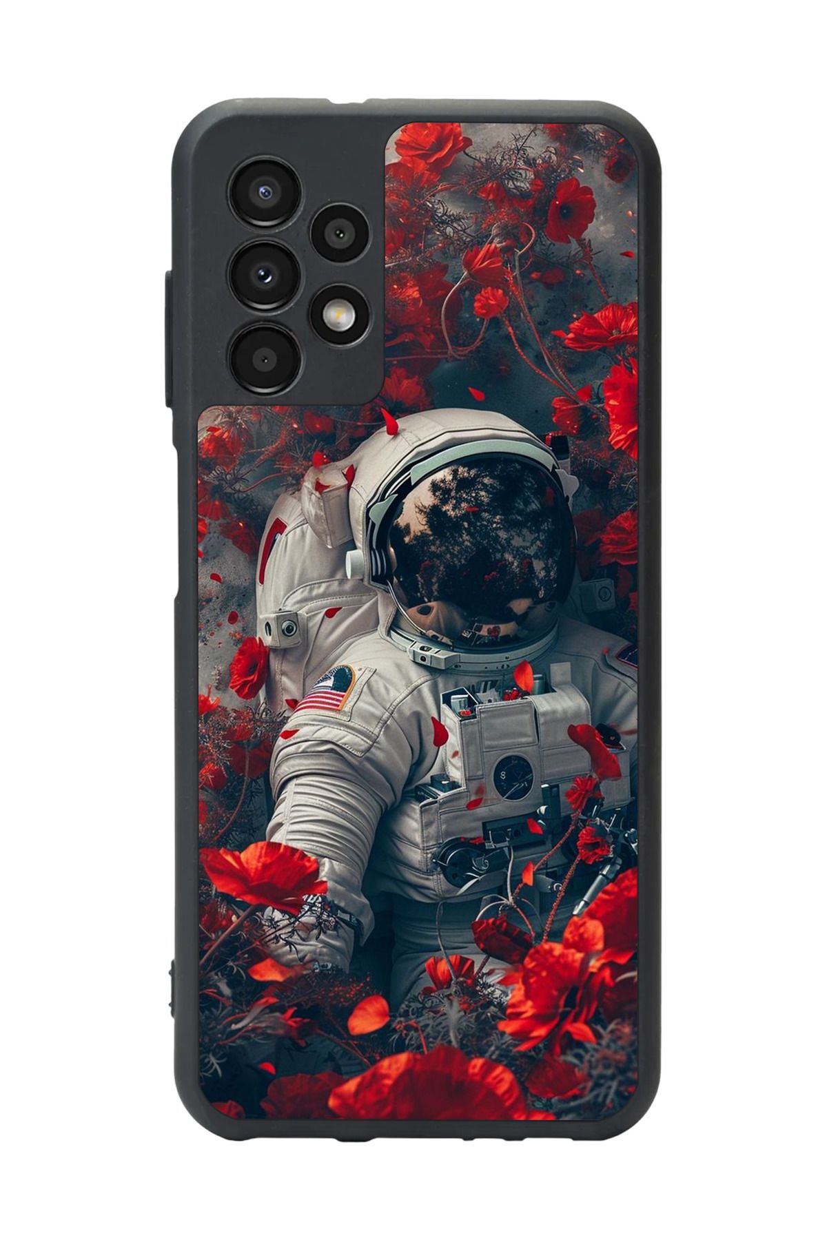 BGAKSESUAR Samsung Galaxy A23 Uyumlu Mat Siyah Kılıf – Yumuşak Silikon, Koruyucu, Şok Emici Kapak