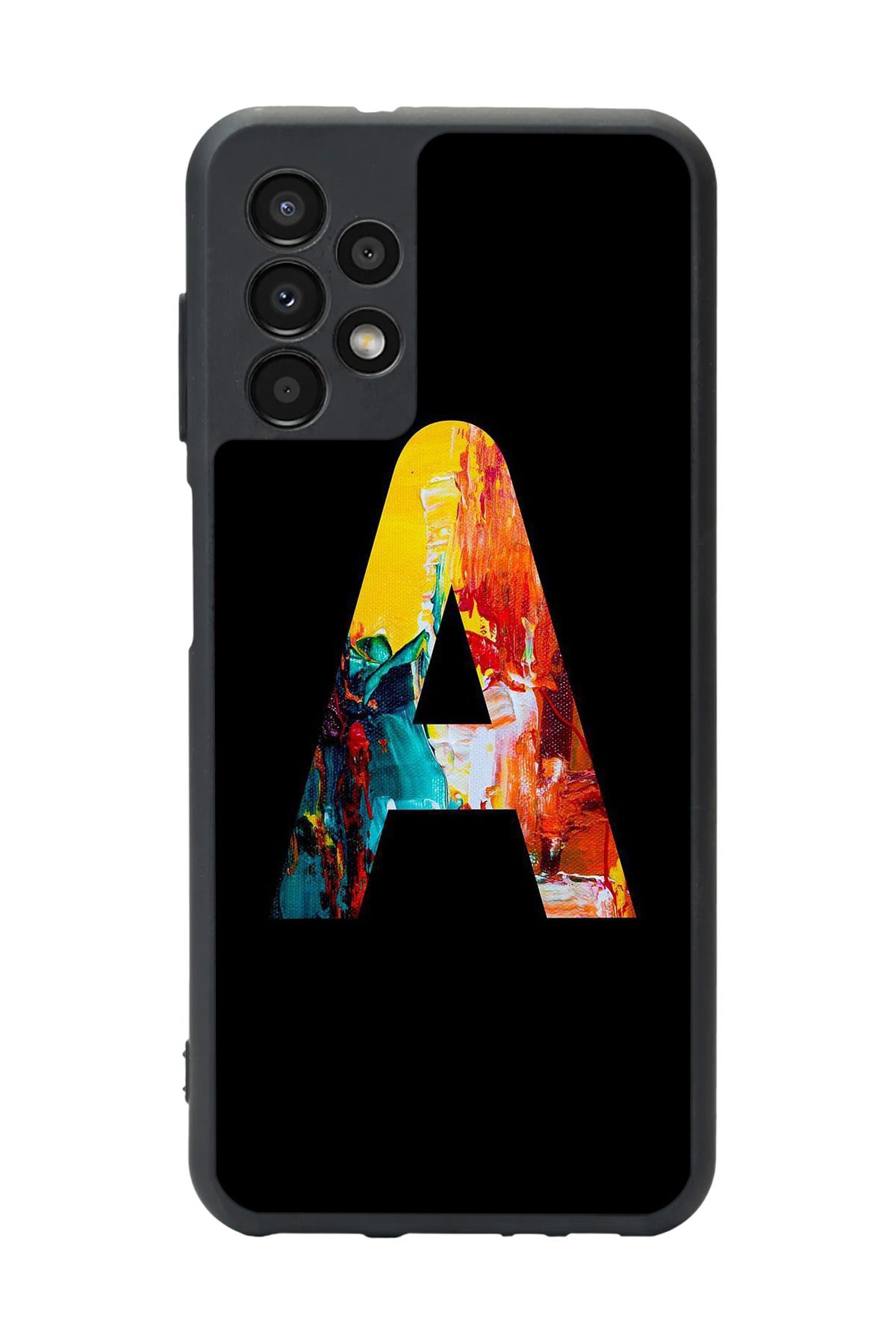 BGAKSESUAR Samsung Galaxy A72 Uyumlu Mat Siyah Kılıf – Yumuşak Silikon, Koruyucu, Şok Emici Kapak