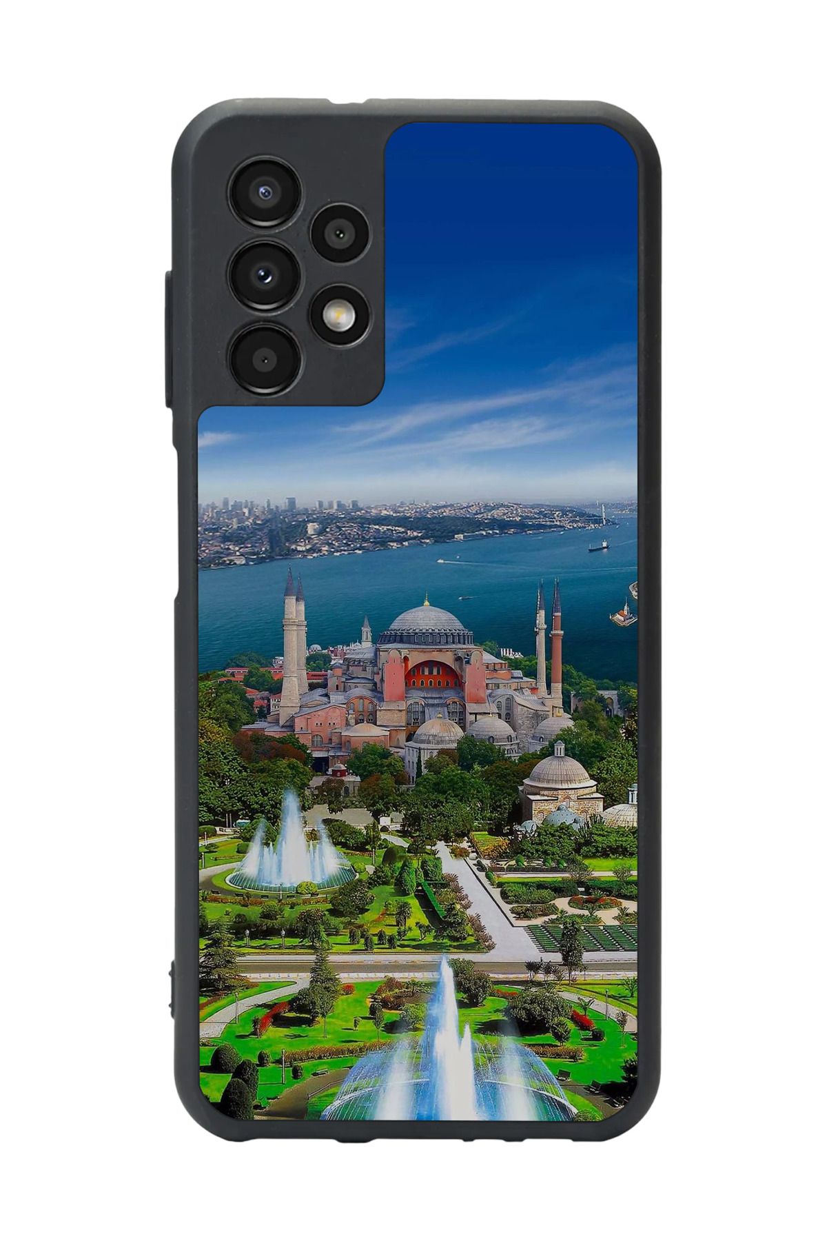 BGAKSESUAR Samsung Galaxy A72 Uyumlu Mat Siyah Kılıf – Yumuşak Silikon, Koruyucu, Şok Emici Kapak
