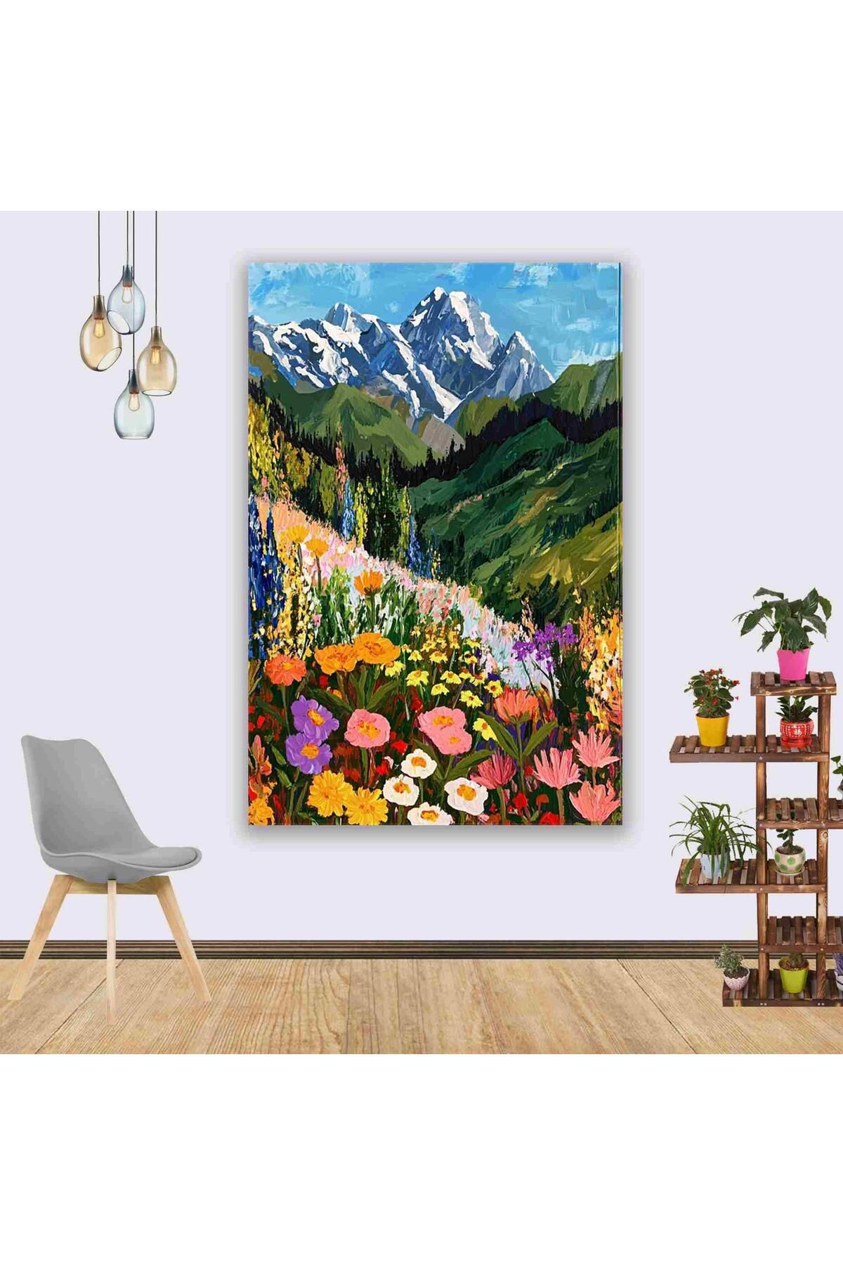 Ritmo Canvas Kır Çiçekleri ve Doğa Kanvas Tablo
