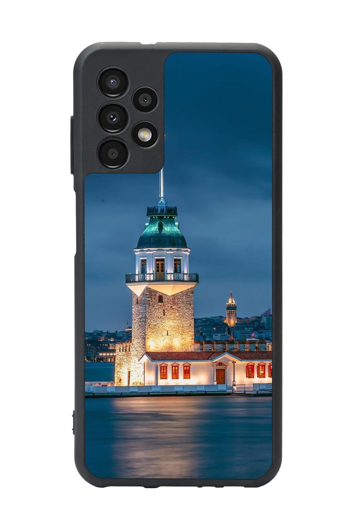BGAKSESUAR Samsung Galaxy A72 Uyumlu Mat Siyah Kılıf – Yumuşak Silikon, Koruyucu, Şok Emici Kapak
