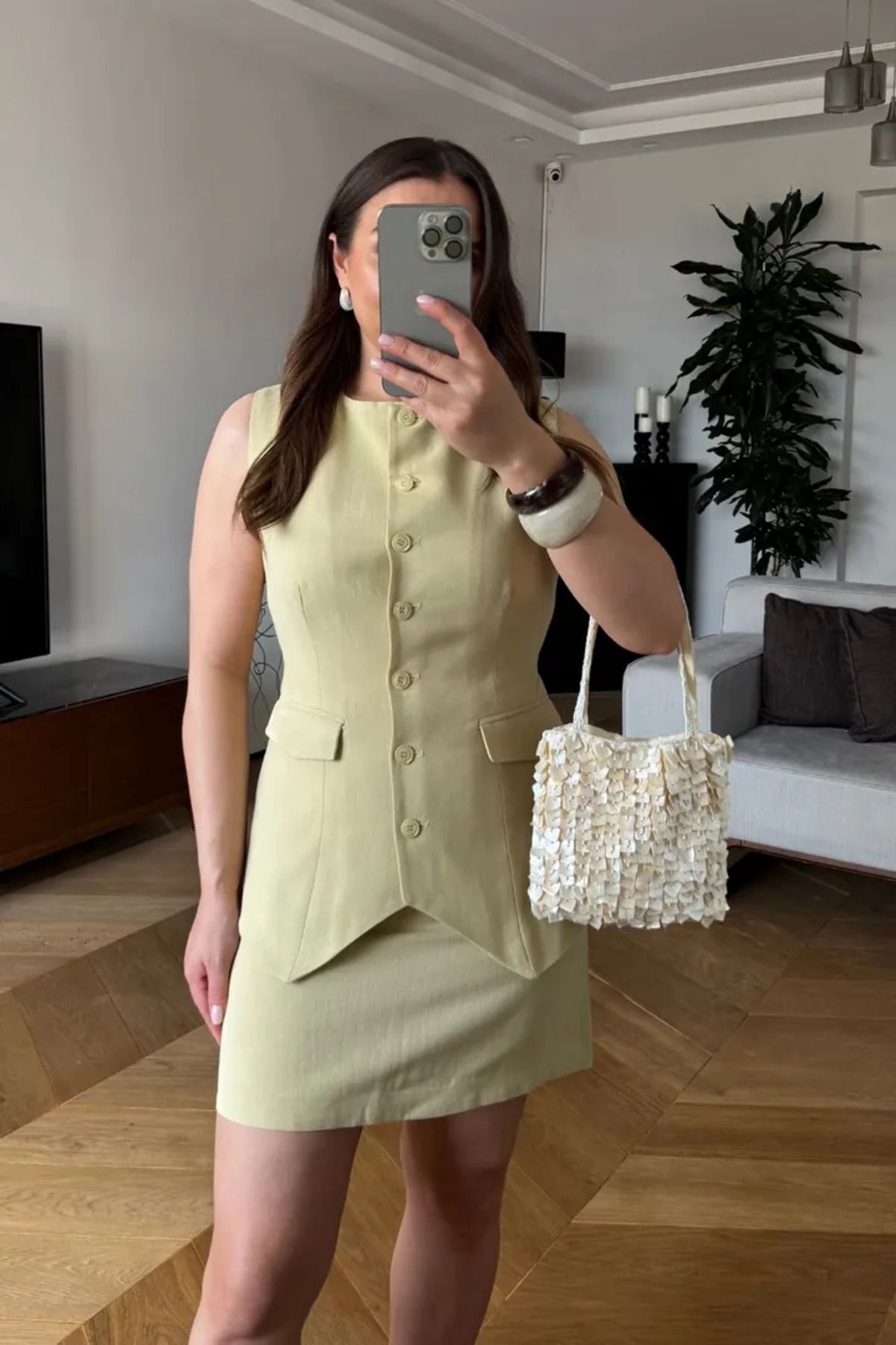 Tuba Butik Keten Mini Etek
