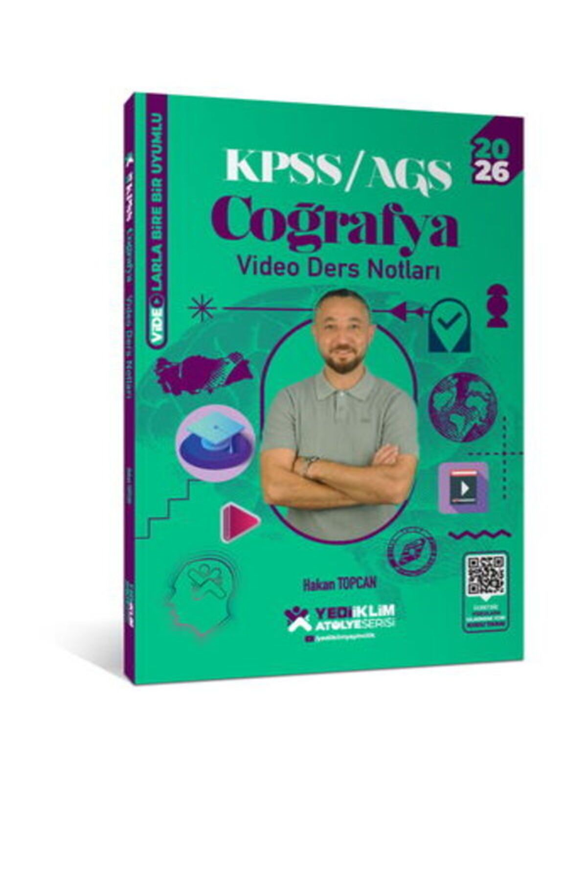 Yediiklim Yayınları Yediiklim Yayınları 2026 KPSS Atölye Genel Kültür Coğrafya Video Ders Notları