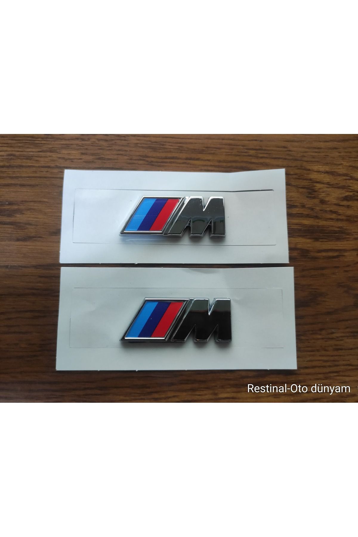 restinal BMW F10 & BMW F20 YAN ÇAMURLUK BMW M LOGO METAL AMBLEM ( 2 ADET ) BMW M ROZET LOGO ARMA