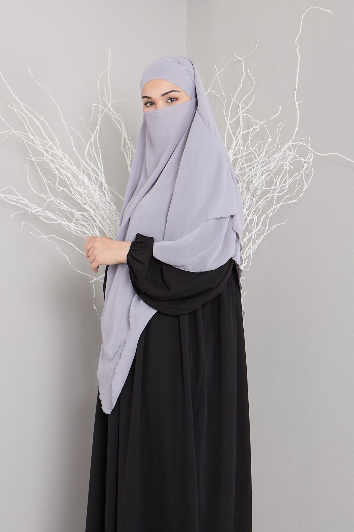Mihrisina collection-3 Layer Sufle Hijab Khi̇mar Ready Turban Shal Standard Size Practical 4