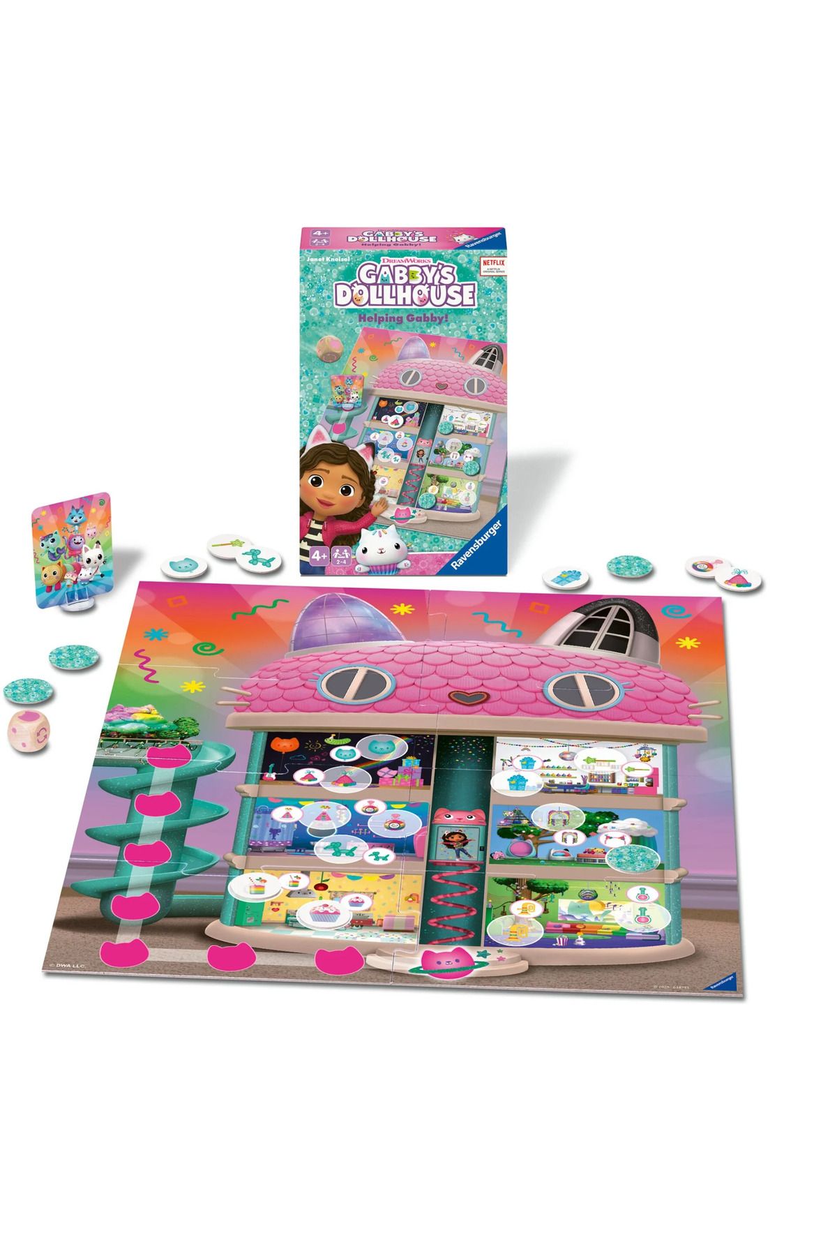 Art Tone RAVENSBURGER GABBYS DOLLHOUSE HELPİNG GABBY SEYAHAT BOYU 4+