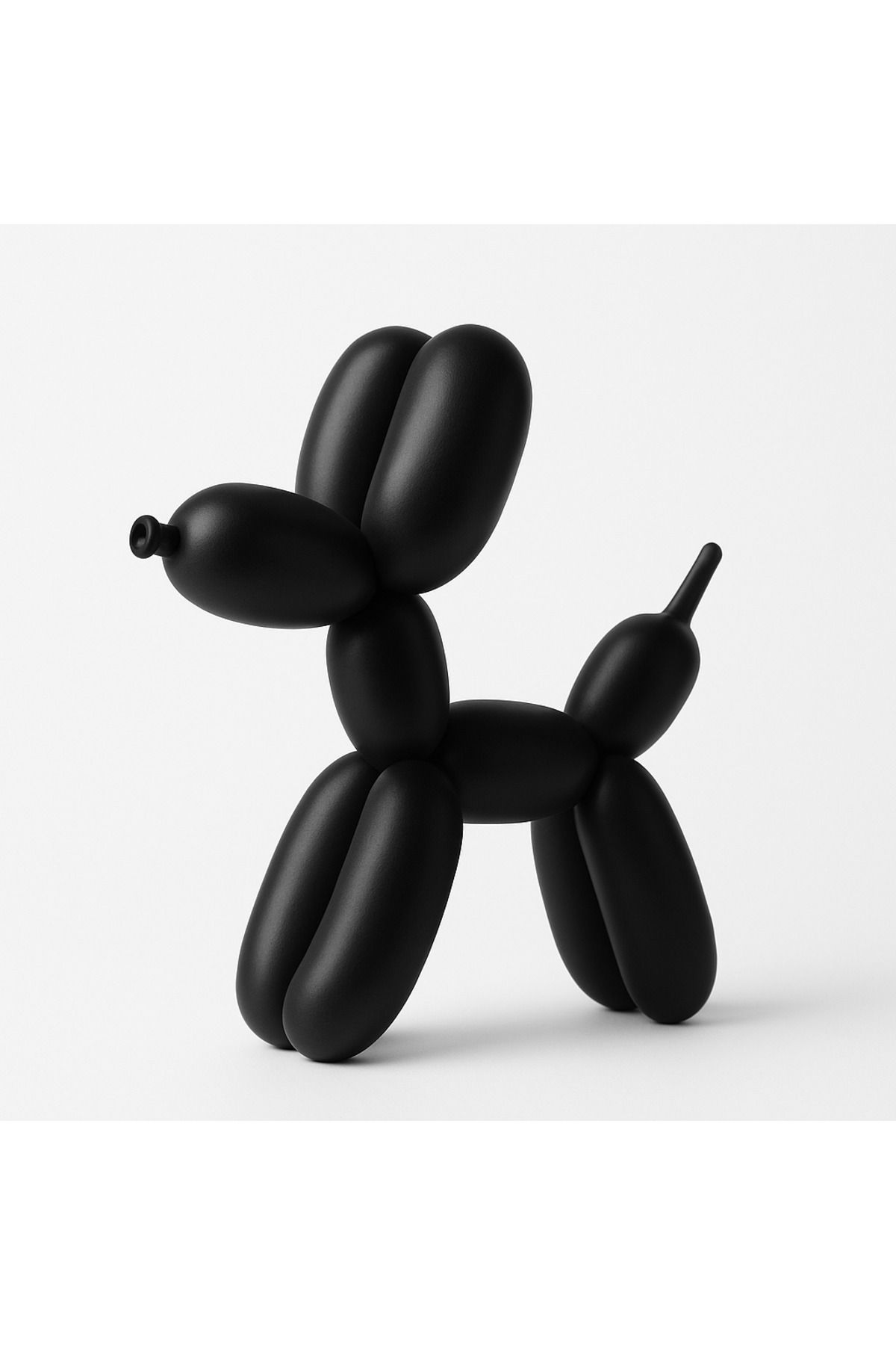 EB Handmade Workshop Balon Köpek Dekoratif Biblo | Renkli – Beyaz – Siyah | Modern Sanat Objesi