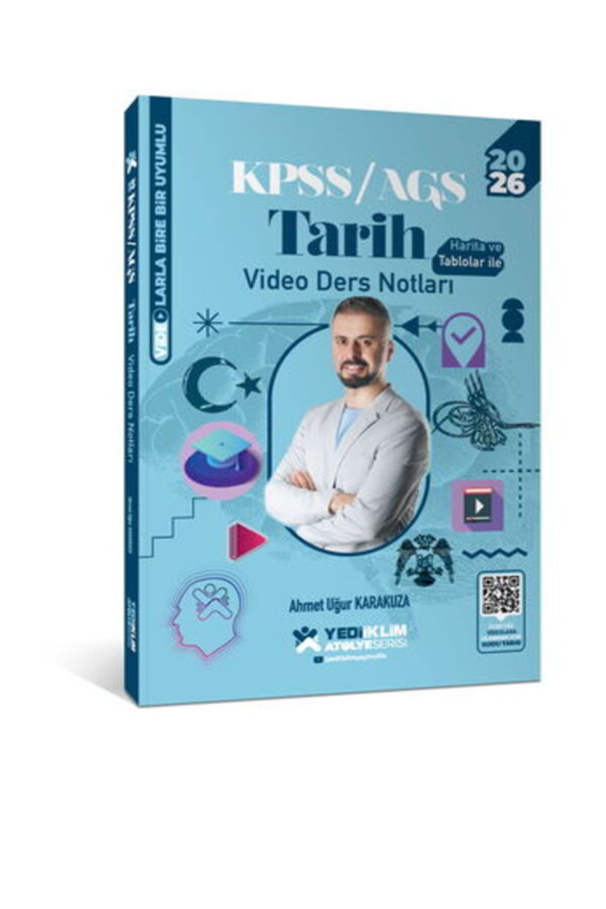 Yediiklim Yayınları Yediiklim Yayınları 2026 KPSS Genel Kültür Atölye Tarih Video Ders Notları