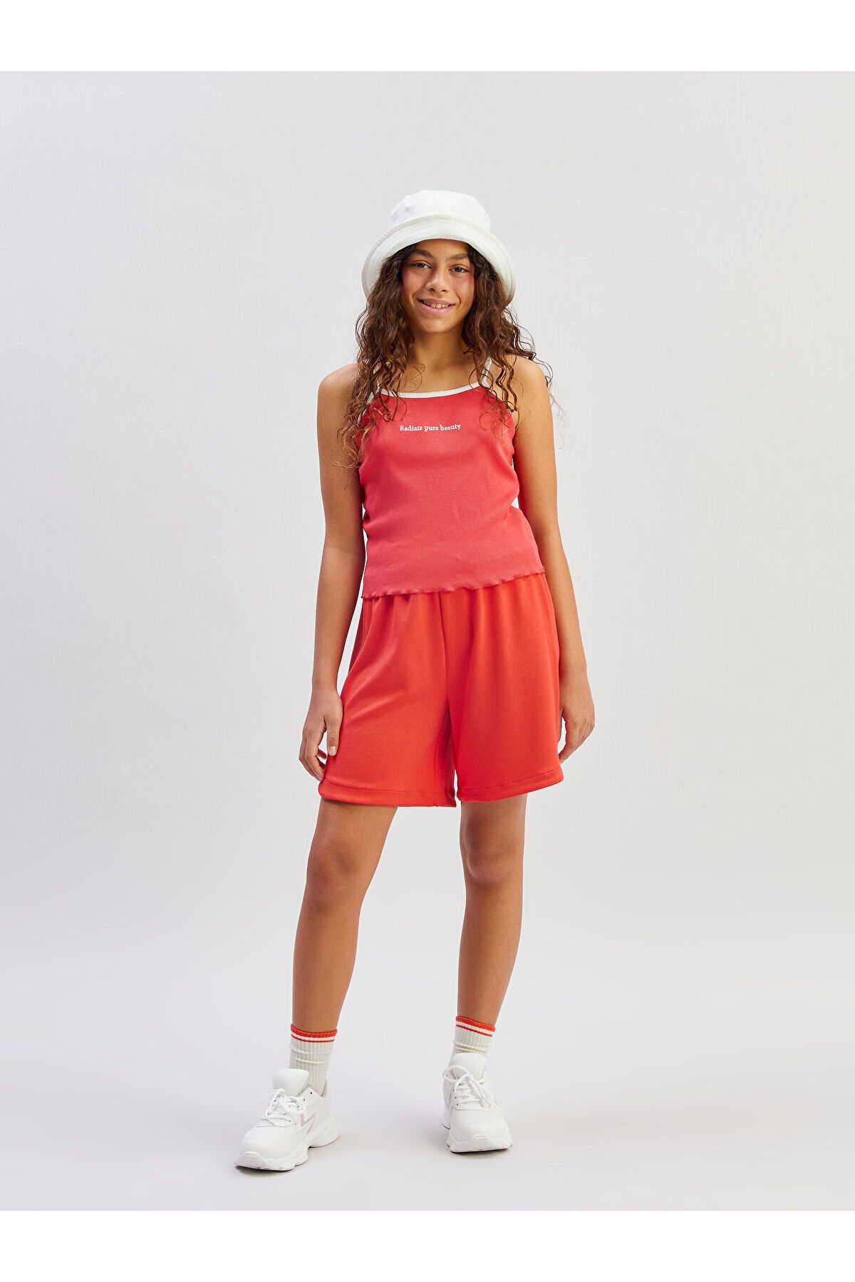 LC Waikiki-New Season Square Collar Girls Crop Undershirt - S5Je68Z4 2