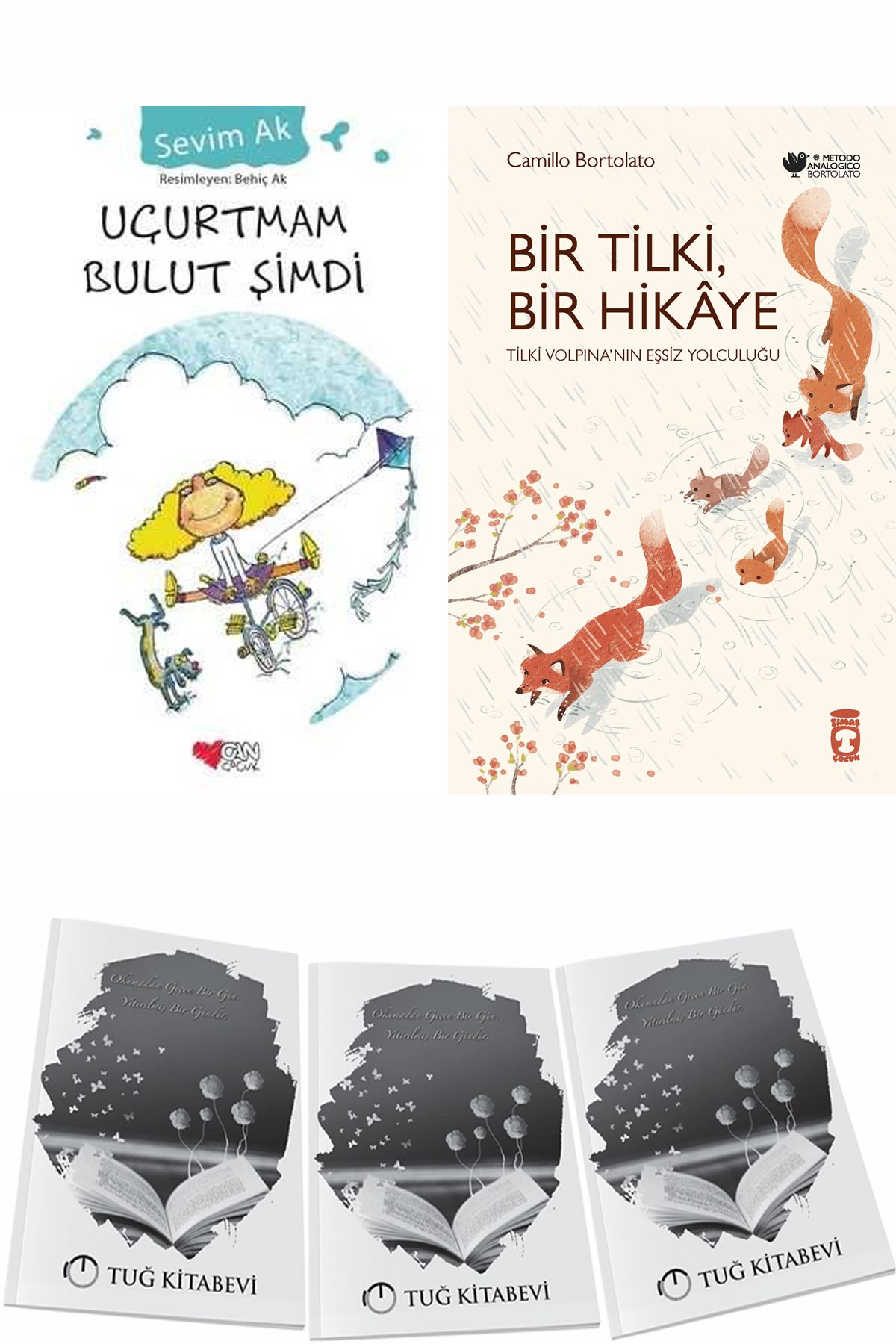 Can Yayınları Uçurtmam Bulut Şimdi ve Bir Tilki Bir Hikaye + Hediyeli