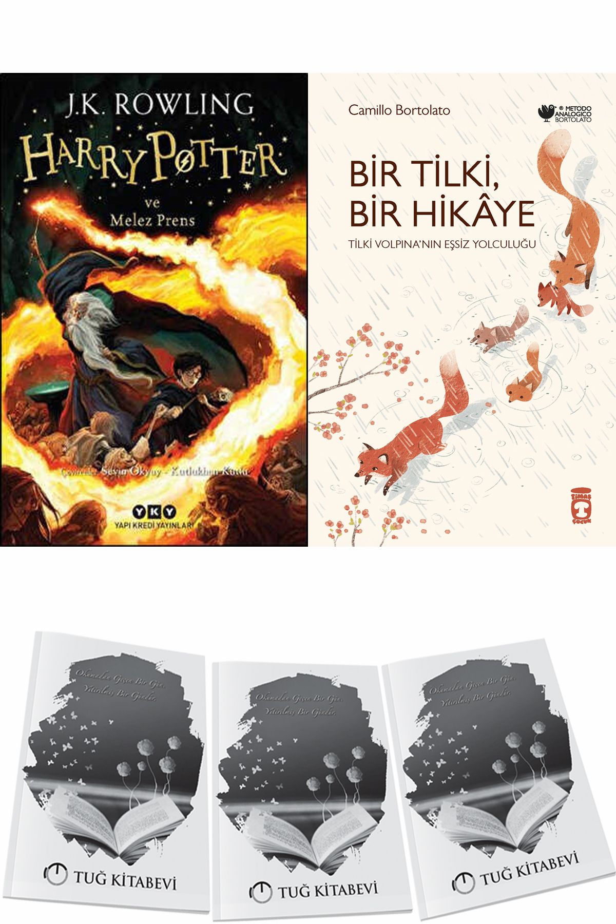 Yapı Kredi Yayınları Harry Potter ve Melez Prens ve Bir Tilki Bir Hikaye + Hediyeli