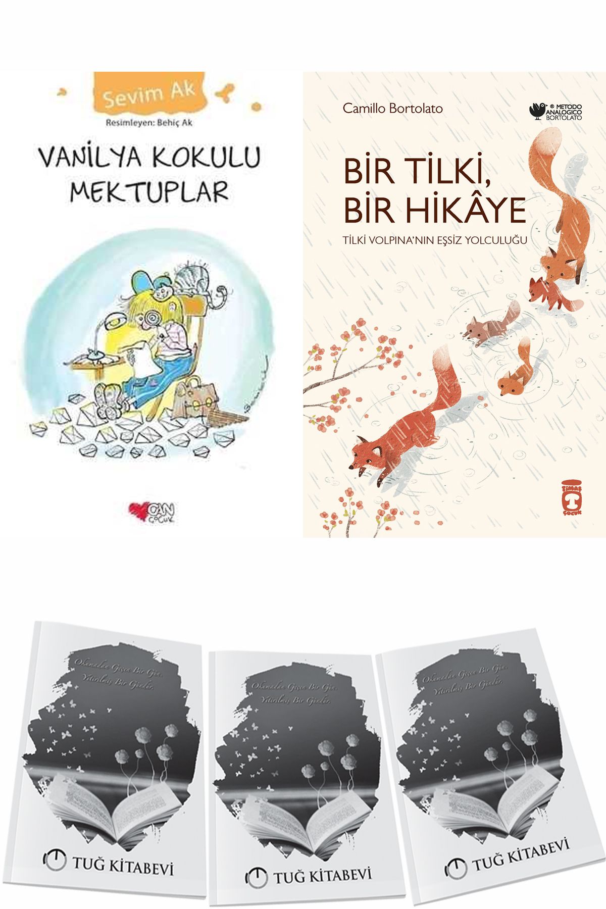 Can Yayınları Vanilya Kokulu Mektuplar ve Bir Tilki Bir Hikaye + Hediyeli
