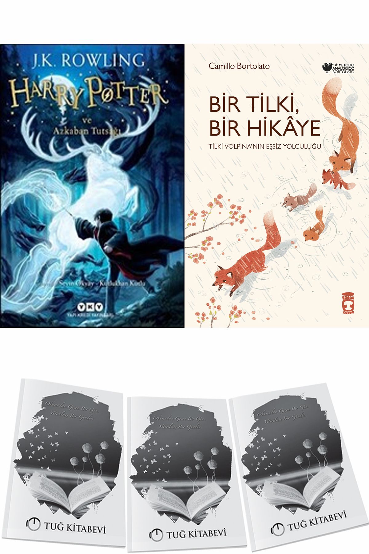 Yapı Kredi Yayınları Harry Potter ve Azkaban Tutsağı ve Bir Tilki Bir Hikaye + Hediyeli