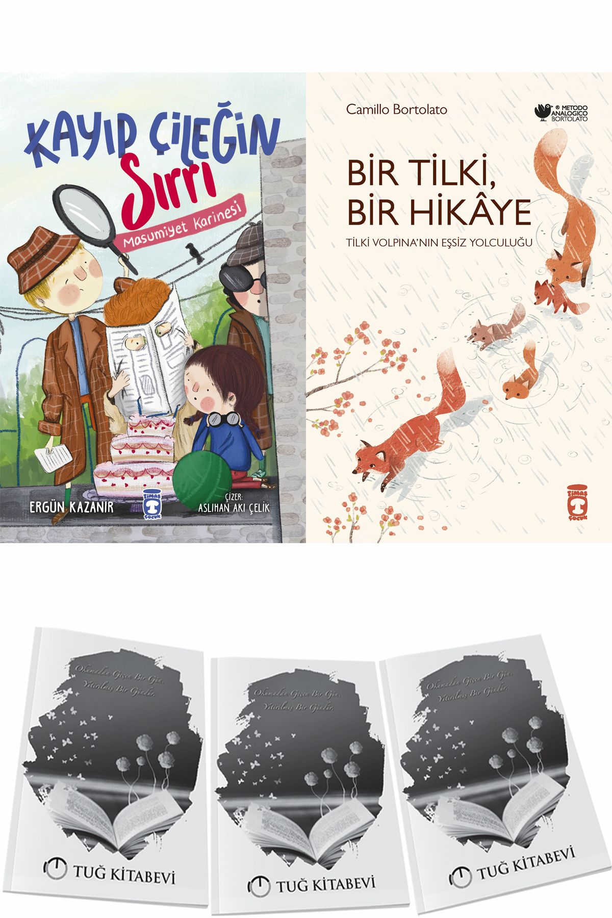 Timaş Çocuk Kayıp Çileğin Sırrı ve Bir Tilki Bir Hikaye + Hediyeli