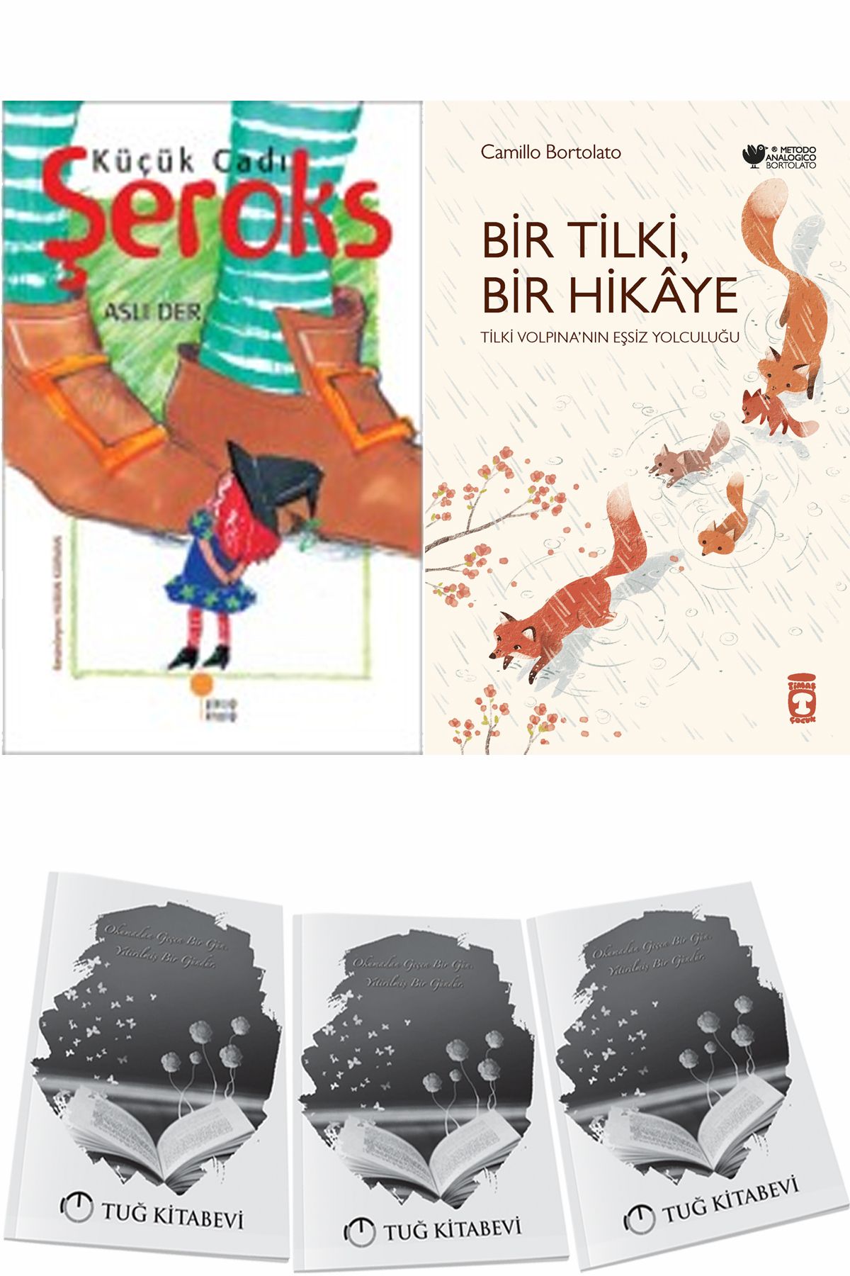 Günışığı Kitaplığı Küçük Cadı Şeroks ve Bir Tilki Bir Hikaye + Hediyeli