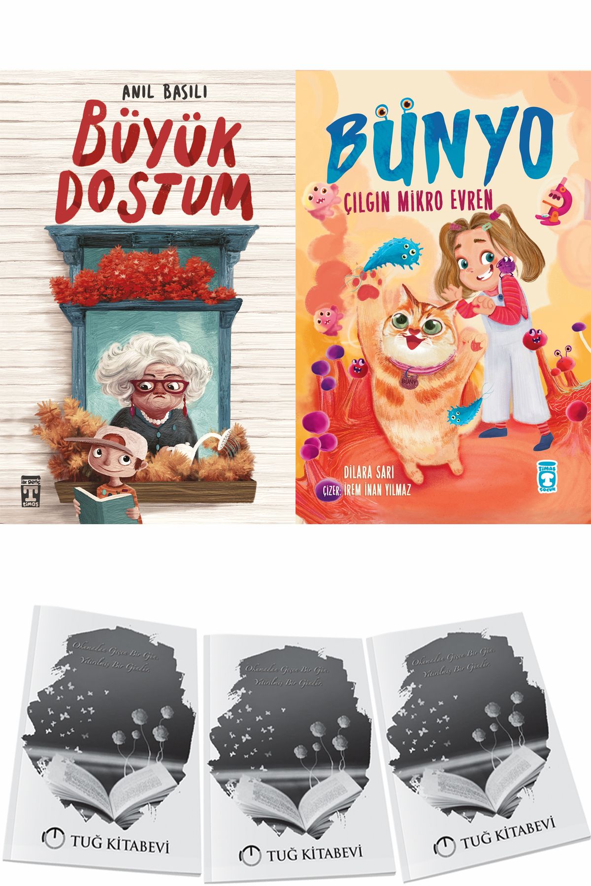 İlk Genç Timaş Büyük Dostum ve Bünyo Çılgın Mikro Evren + Hediyeli