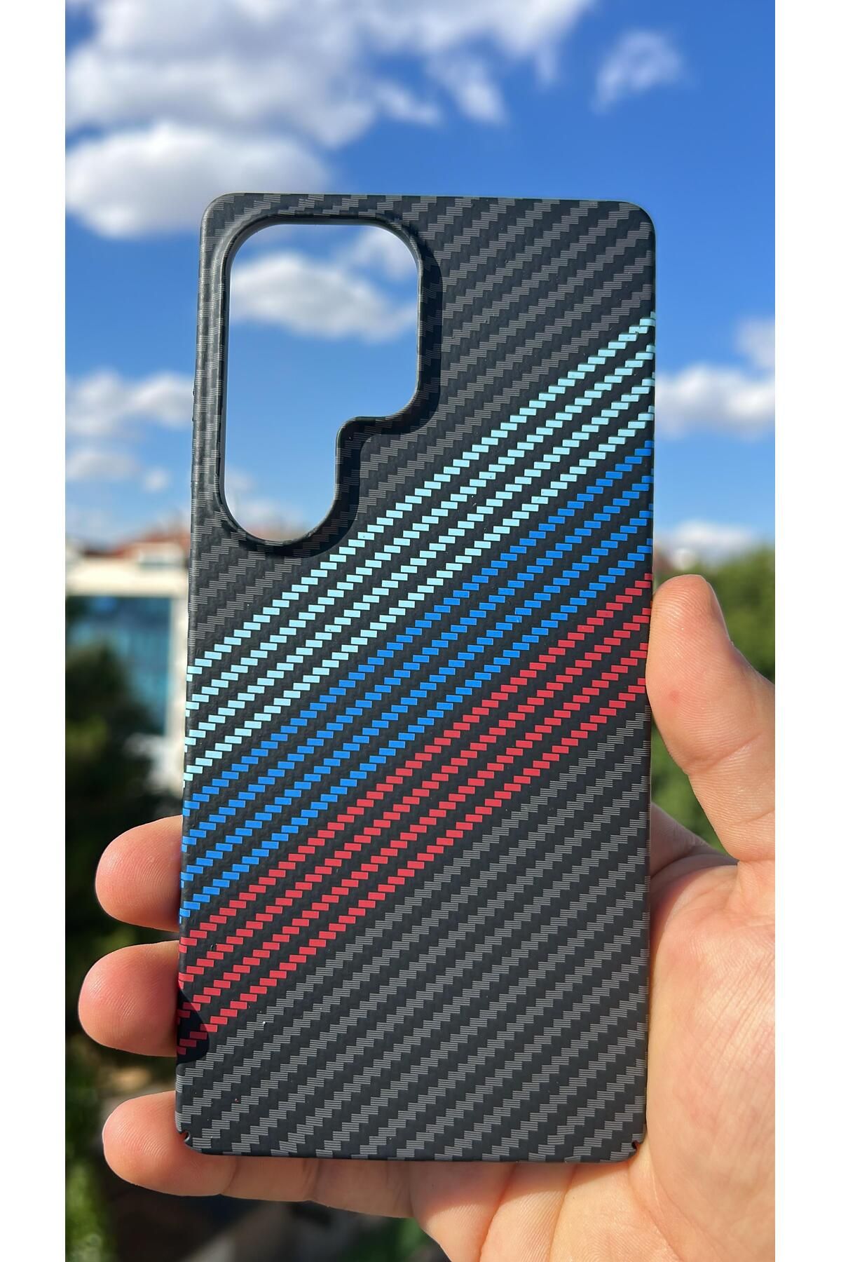 TechTrove Samsung Galaxy S25 Ultra Kılıf Karbon Fiber Tasarım A++ Kalite Kapak