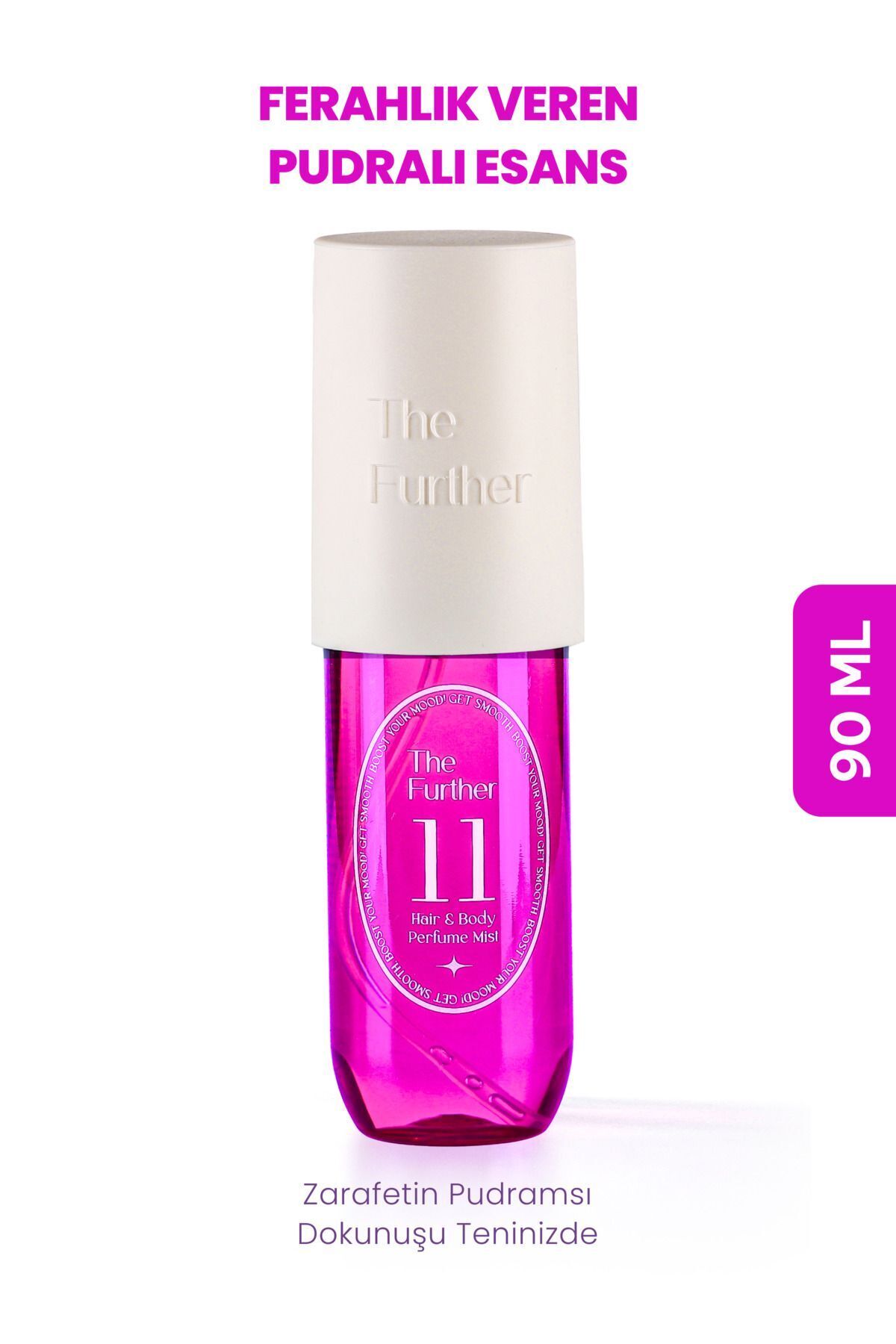 The Further Kadın Vücut Ve Saç Spreyi Body Mist 90 ml | Vanilya Ve Yasemin Notalı | Zarif Ve Sıcak Ferahlık