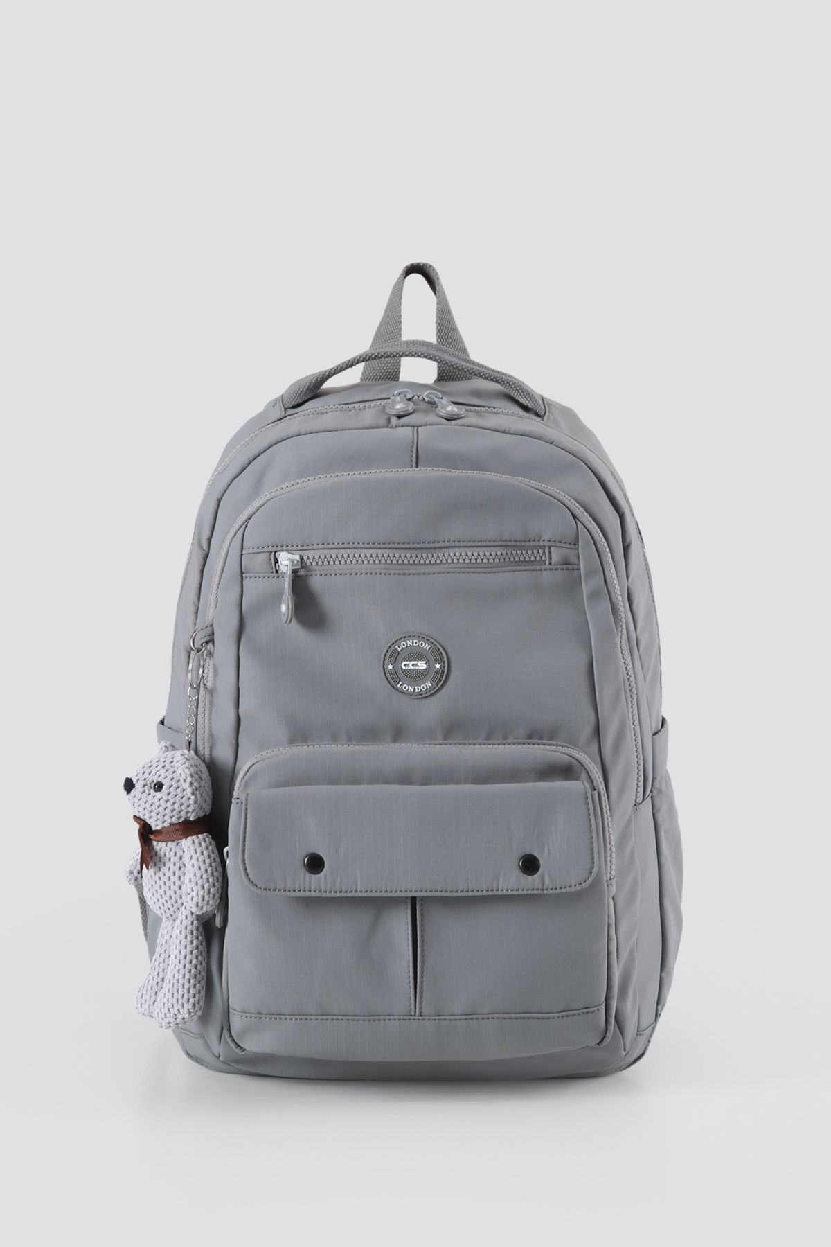ÇÇS-Ççs 51875 School Backpack – Orthopedic Strap & Multi-Compartment Layout Gray 1