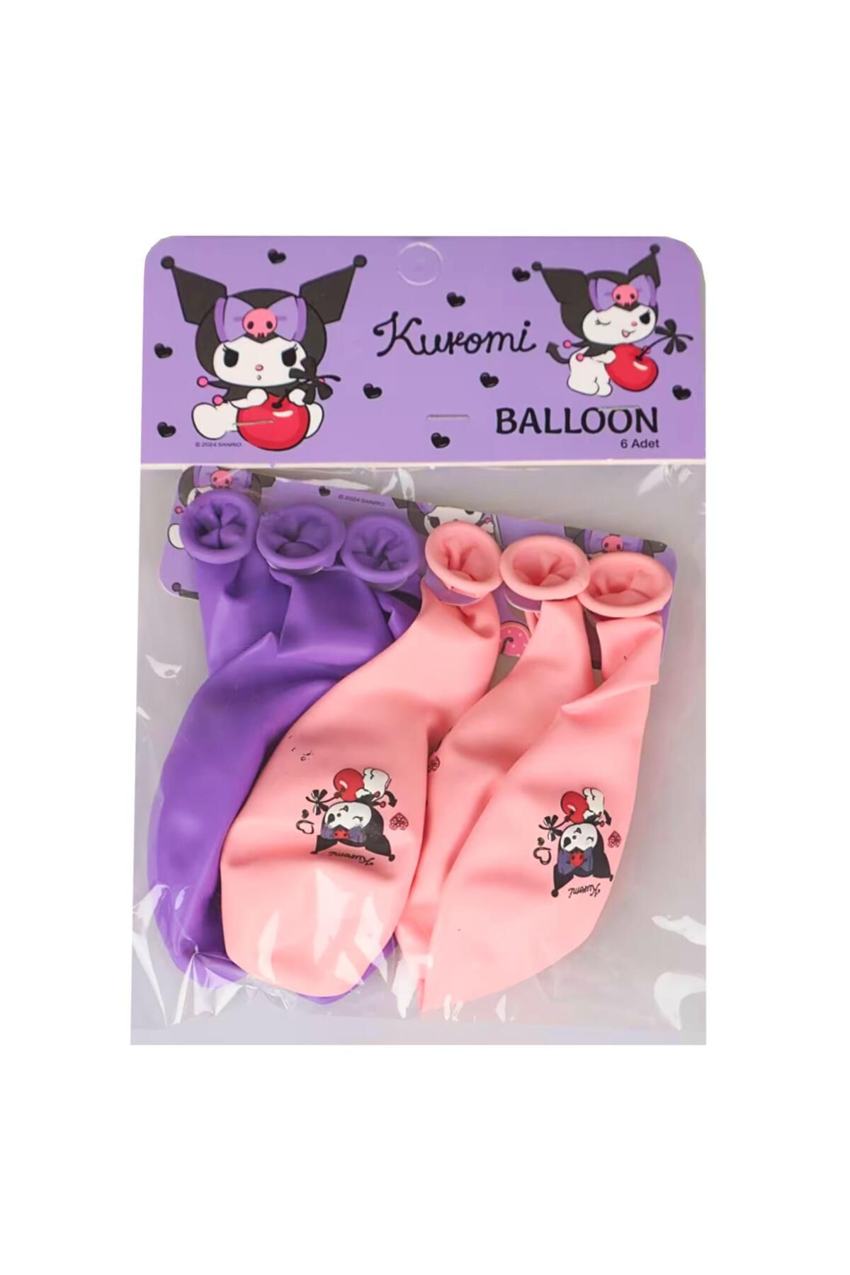 kuromi Baskılı Renkli Balon 6 lı (596806)
