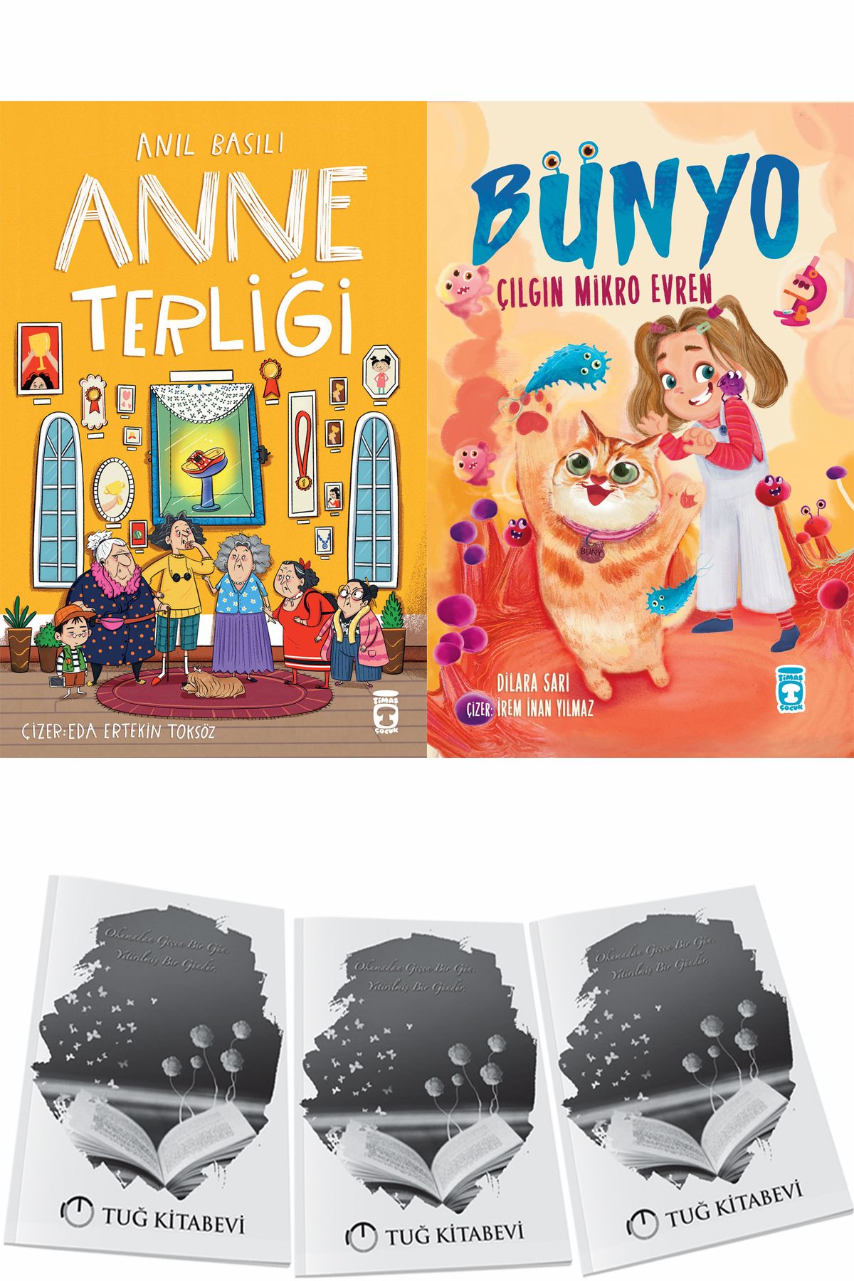 Timaş Çocuk Anne Terliği ve Bünyo Çılgın Mikro Evren + Hediyeli