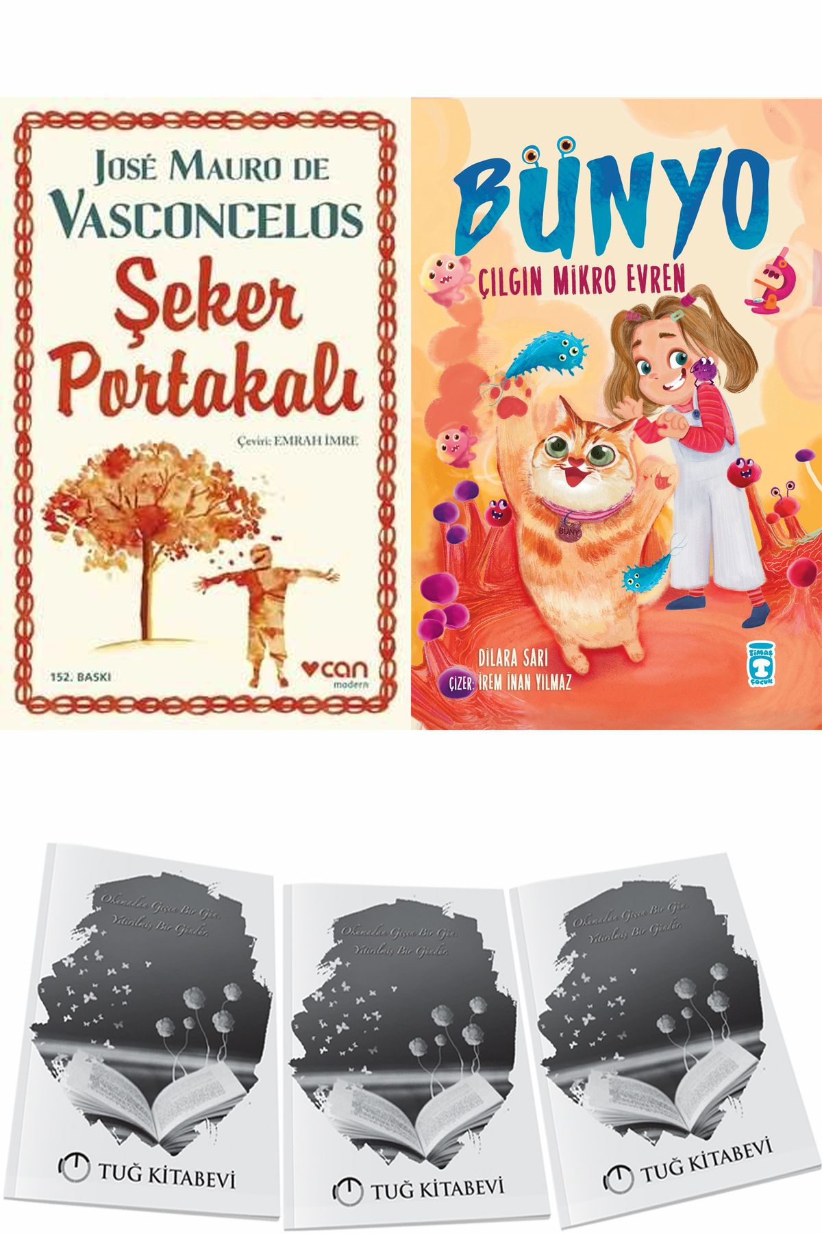 Can Yayınları Şeker Portakalı ve Bünyo Çılgın Mikro Evren + Hediyeli