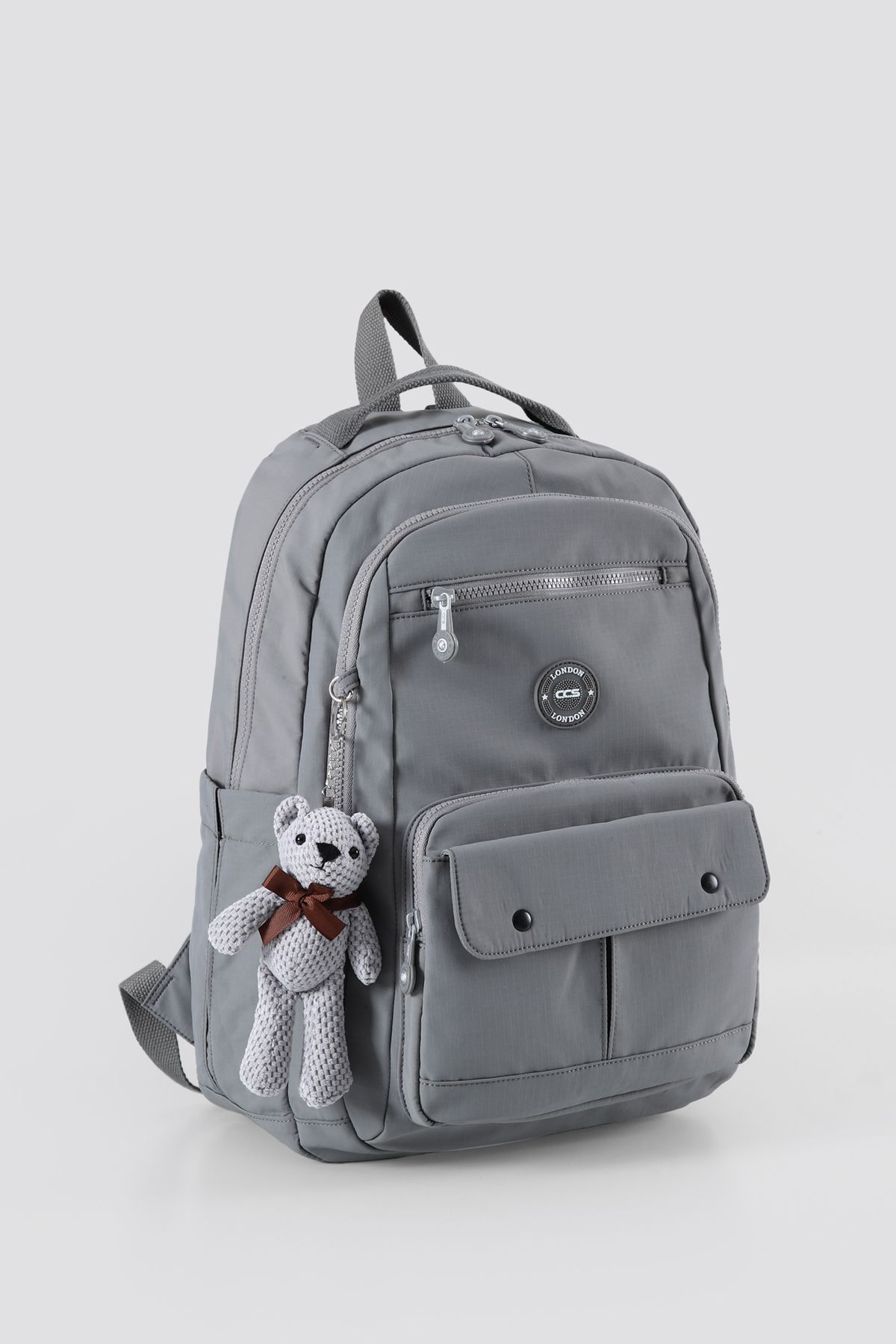 ÇÇS-Ççs 51875 School Backpack – Orthopedic Strap & Multi-Compartment Layout Gray 2