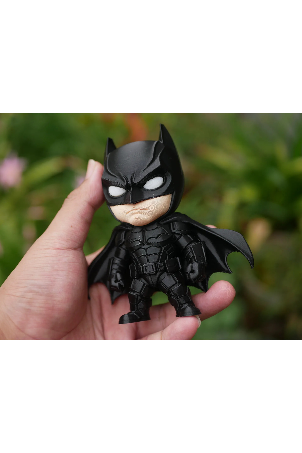 نسخة Q مجسم باتمان 13 سم - تمثال مجموعة الأبطال الخارقين مطبوع ثلاثي الأبعاد قابل للكتابة