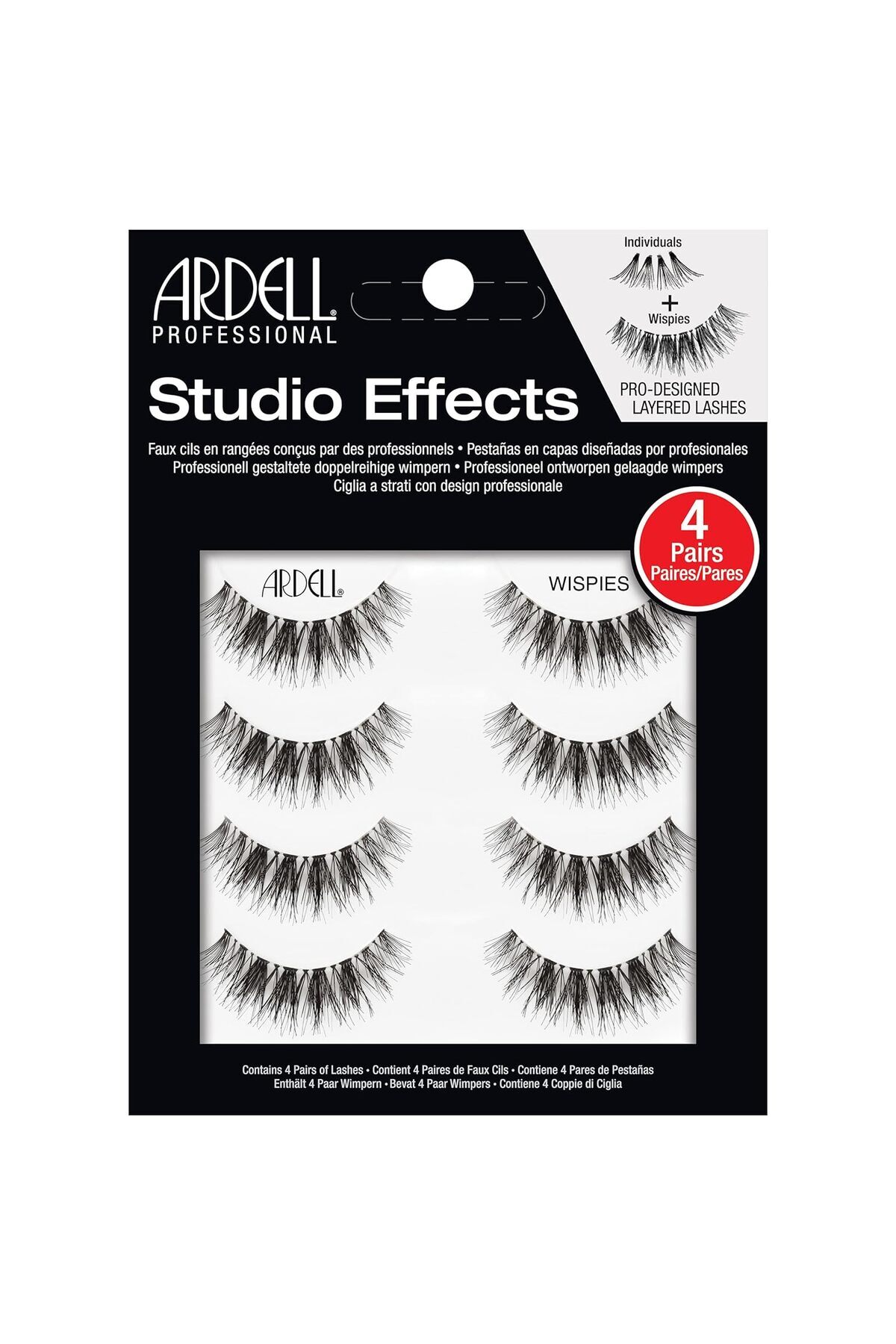 Ardell-Studio Effects Wispies 4 Pairs 1
