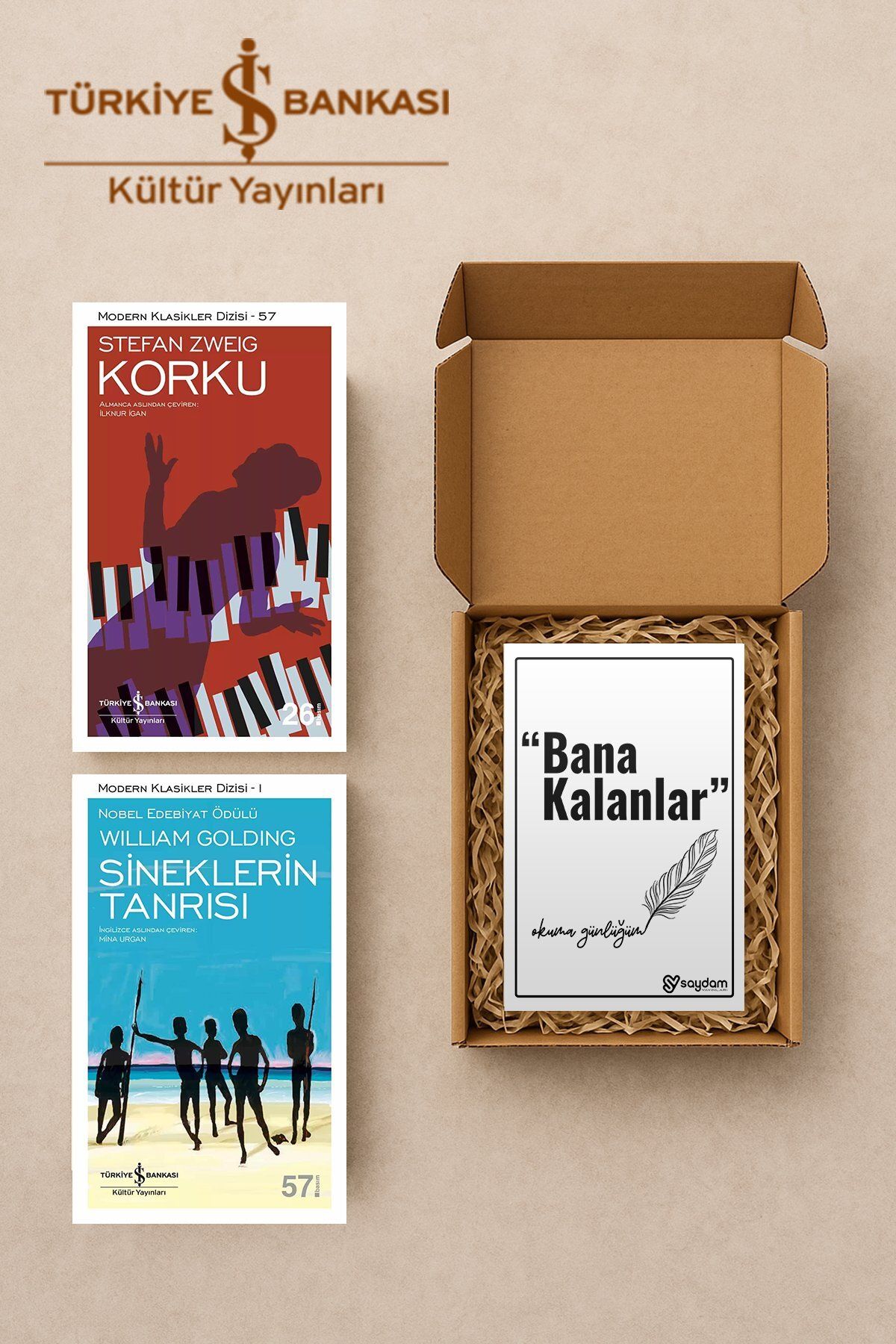 TÜRKİYE İŞ BANKASI KÜLTÜR YAYINLARI Korku & Sineklerin Tanrısı Seti