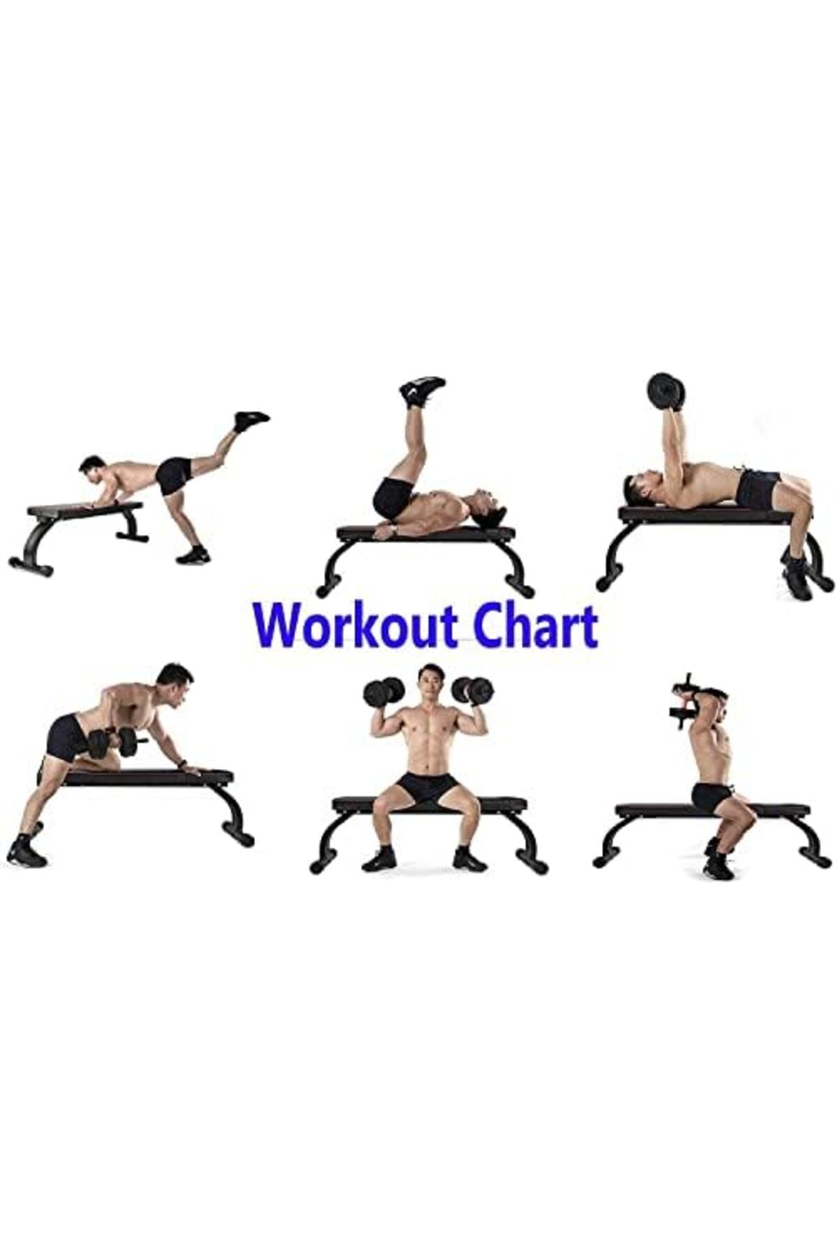 Skyland-Adjustable and Foldable Weight Bench for Home Gym by Skyland | Multi-Function with Heavy-Duty Metal 9