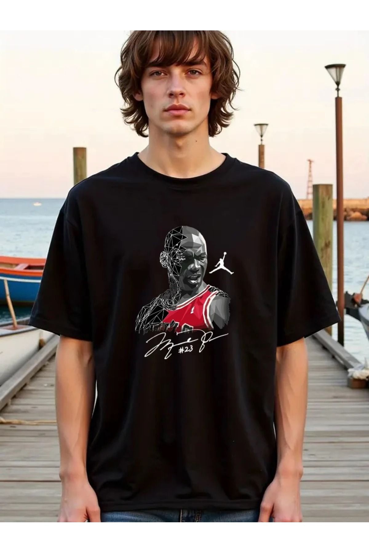 shidumanlar Air Jordan Tasarım imzalı Oversize Tshirt