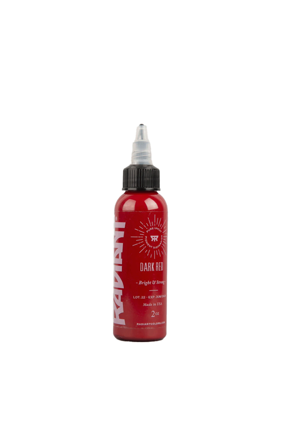 Radiant Colors Dark Red - Radiant Tattoo Dövme Boyası - 2oz/60ml