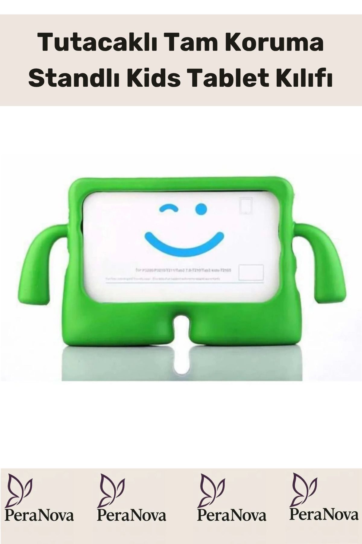 PeraNova Özel Seri Apple Samsung Uyumlu 11 Inç Yumuşak Dokulu Tutacaklı Tam Koruma Standlı Kids