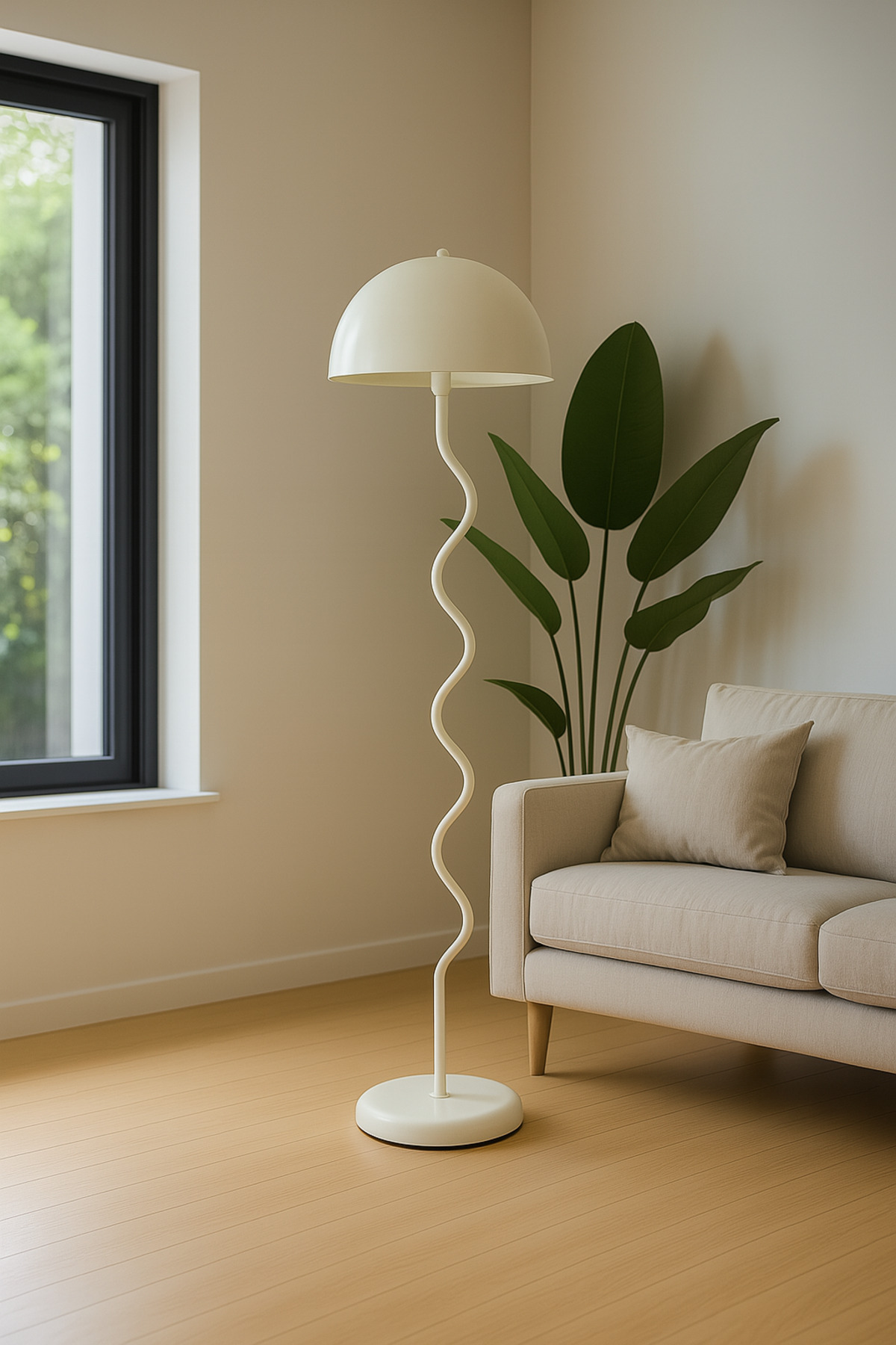 retro home design Mantar Zikzak Model Krem Renkli Dekoratif Lambader Şık Lüks Salon Yatak Odası Bahçe