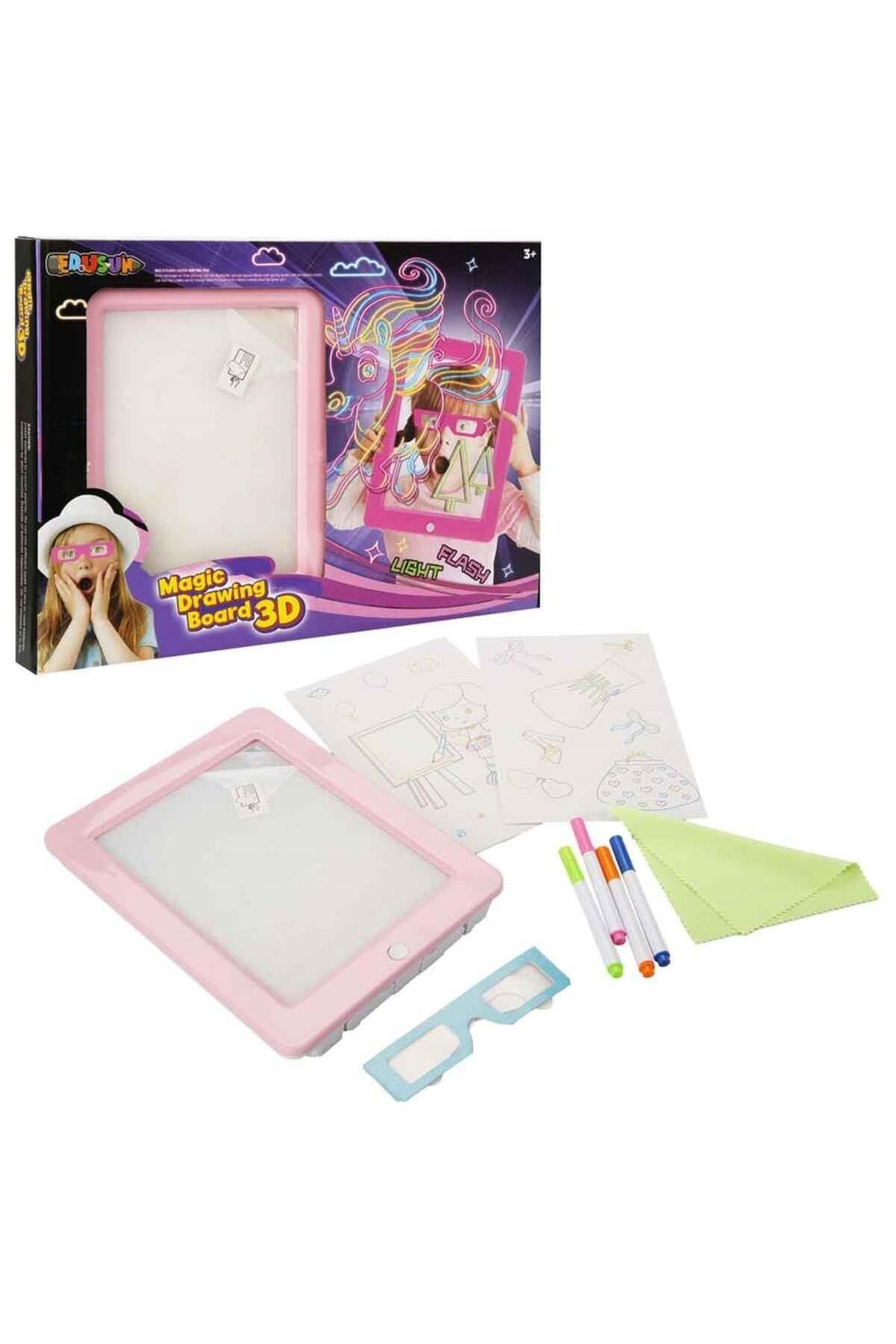 swilex 3D SİHİRLİ ÇİZİM TAHTASI PEMBE VEYA BEYAZ