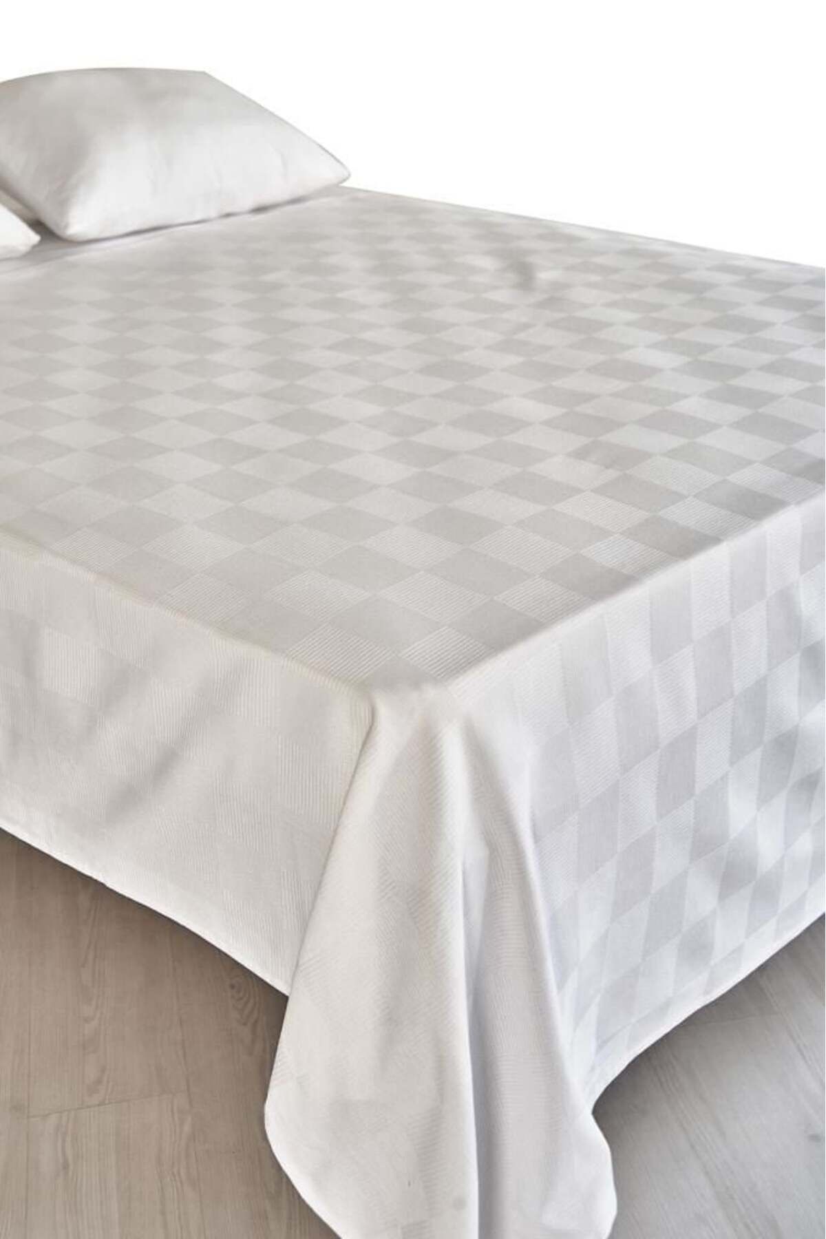swilex Tek Kişilik Pamuk Beyaz Tek Pike 160x240
