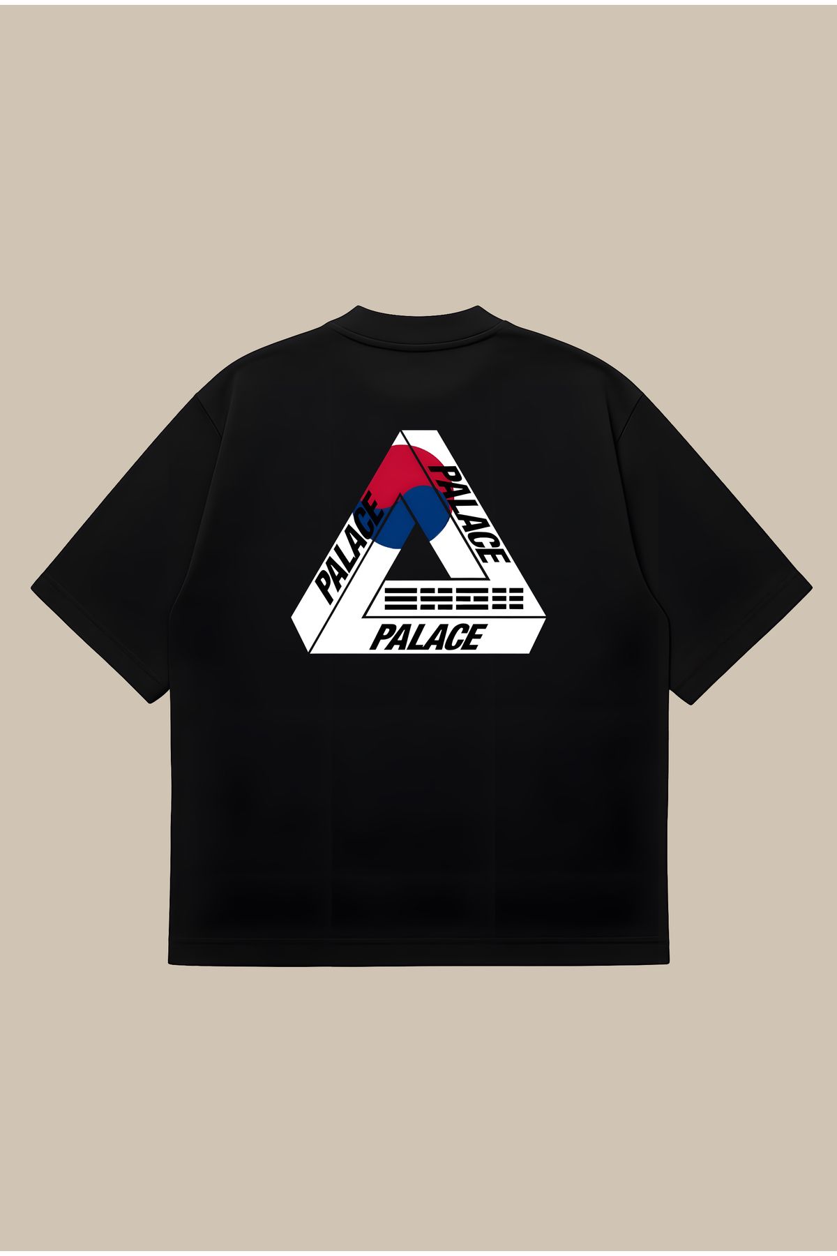 PURE POWER Palace Güney Kore Boxy Fit Oversize Unisex Tshirt – Baskılı Tişört | Streetwear