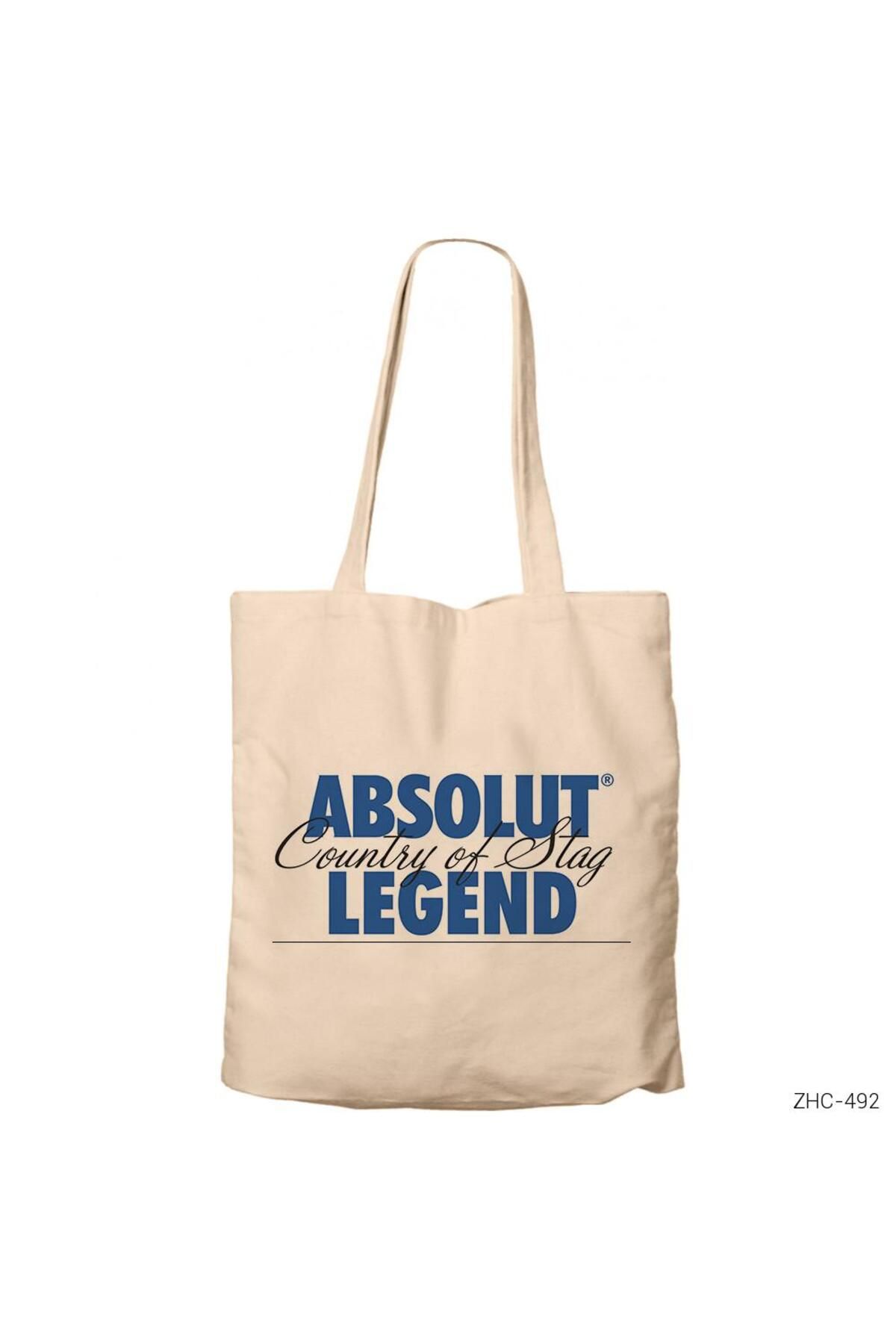 Z zepplin Absolut Legend Krem Fermuarlı Bez Çanta Gabardin