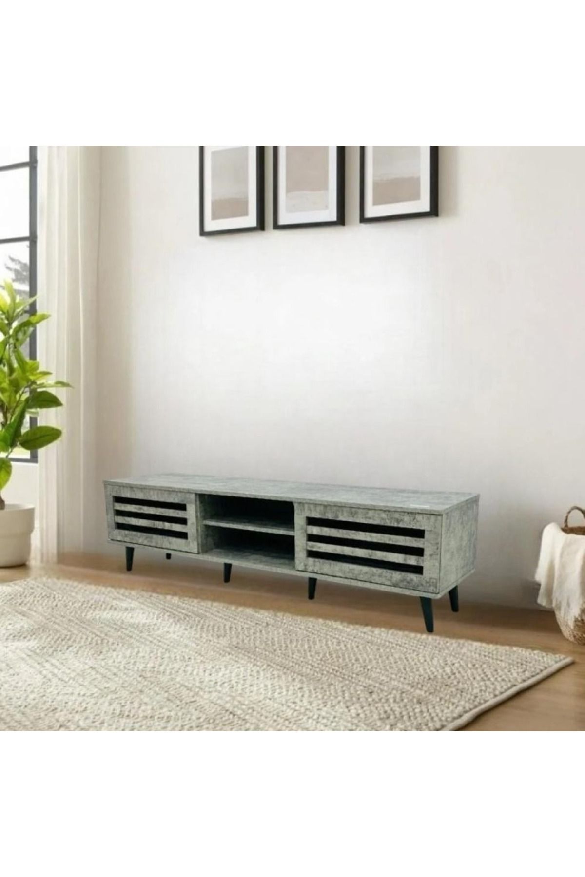 DEC26-Plasma TV table with a distinctive and modern design, 180 cm 1