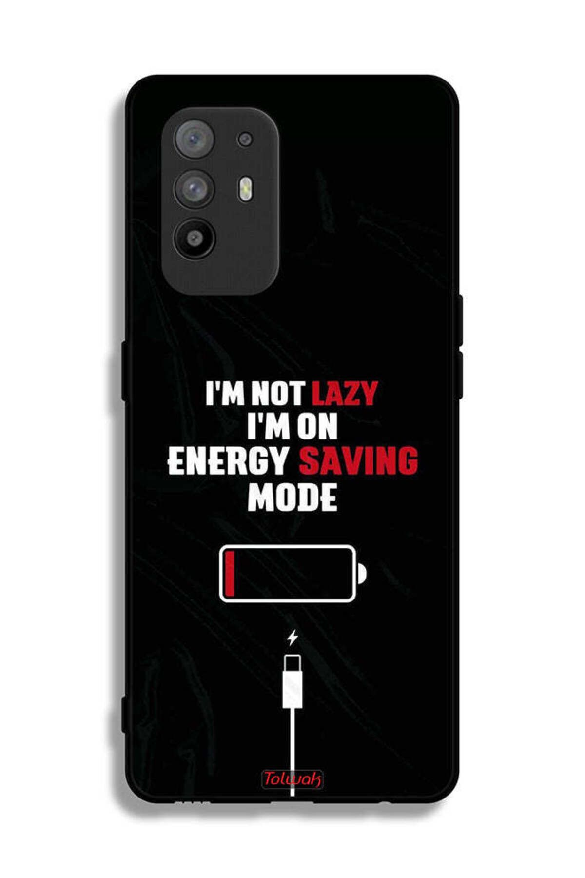 Tolwak-Oppo A95 5G Protective Case Cover I Am Not Lazy I Am On Energy Saving Mode 2