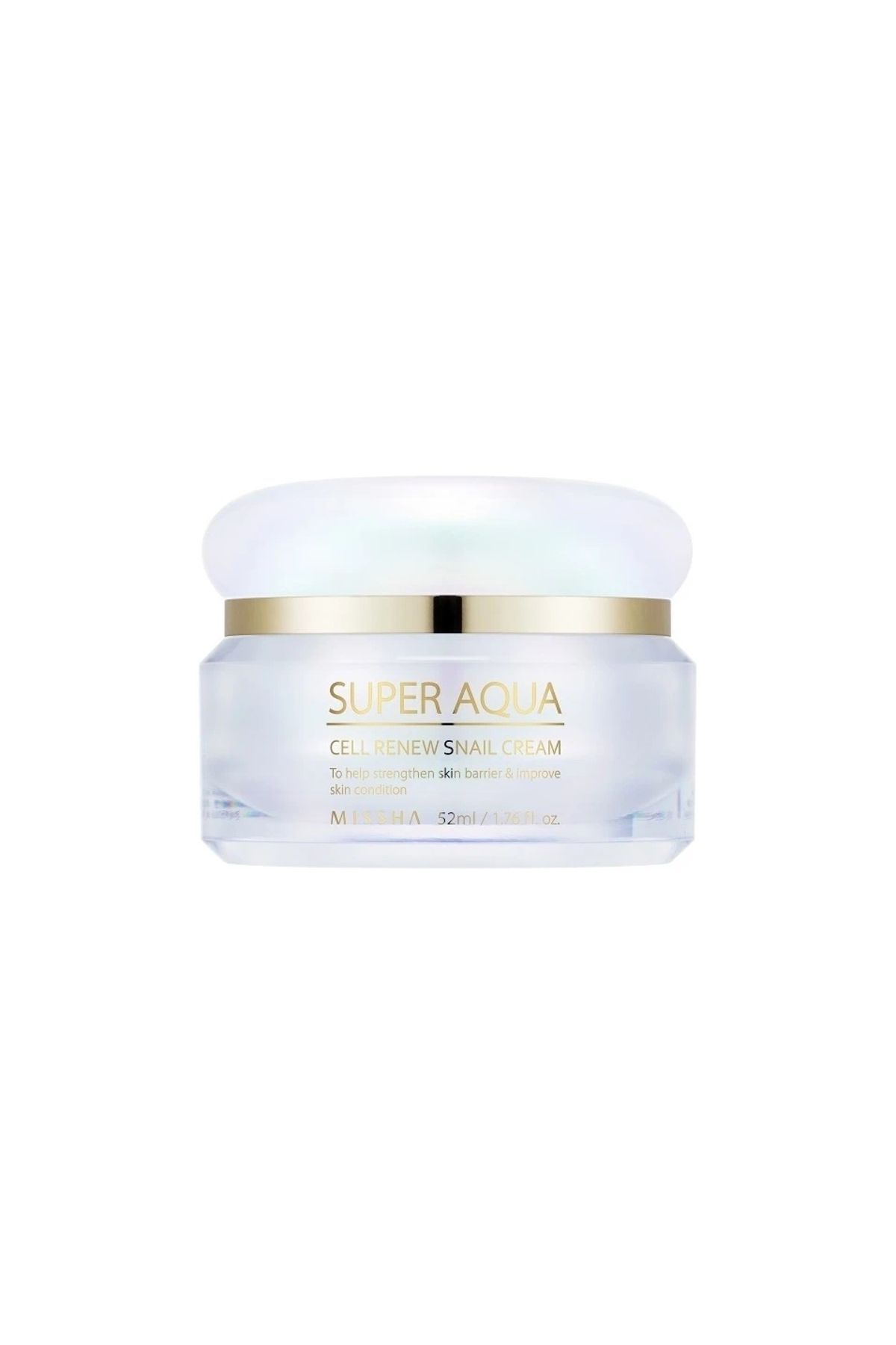 Missha-Moisturizing & regenerating cream (based on snail mucin), Missha, 52 ml 1