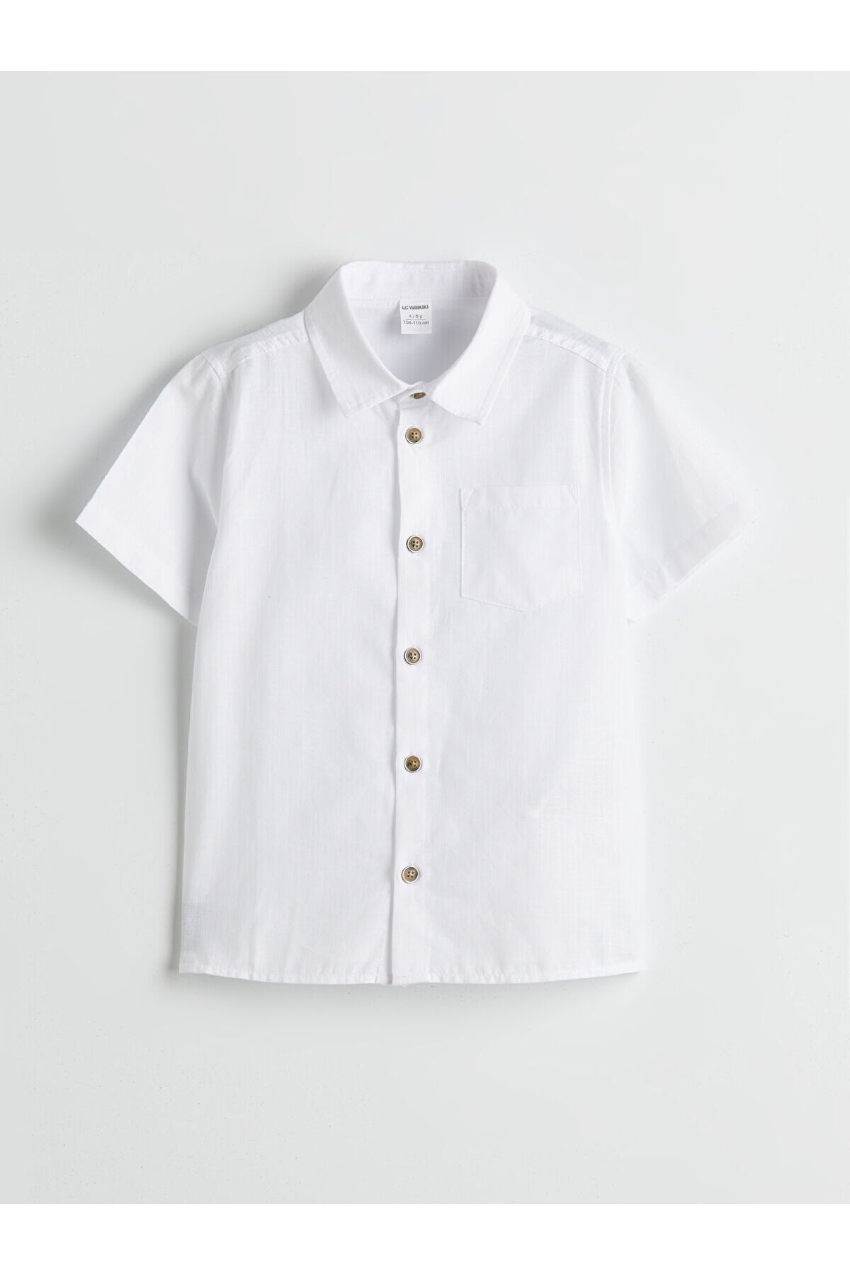 LC Waikiki Meral Collection Beyaz Basic Cepli Erkek Çocuk Poplin Gömlek fotoğrafı 3 (önizleme)