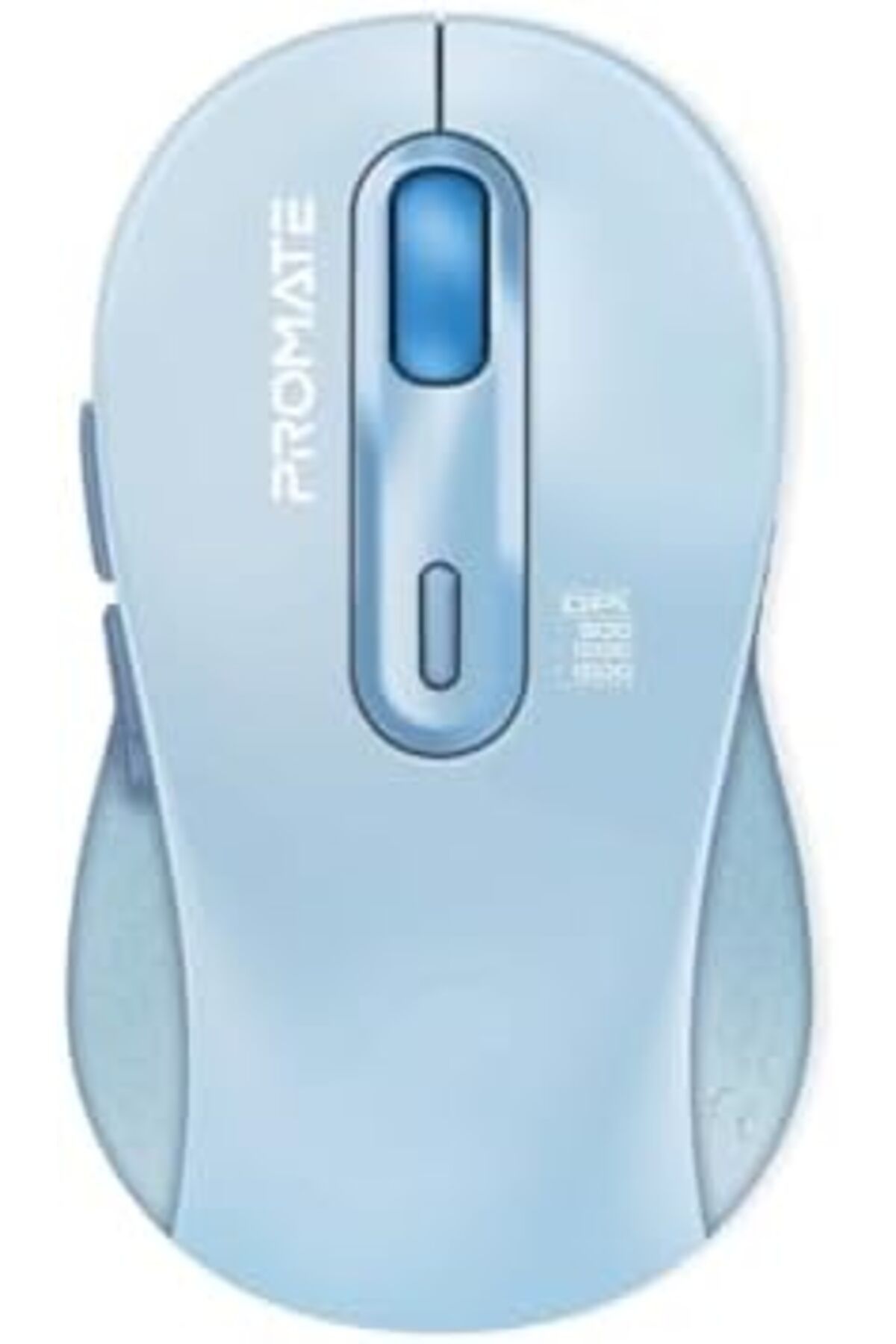 Promate-Wireless Mouse, Ergonomic Ambidextrous Wireless Mice with Dual Mode Connectivity, Bluetooth 1