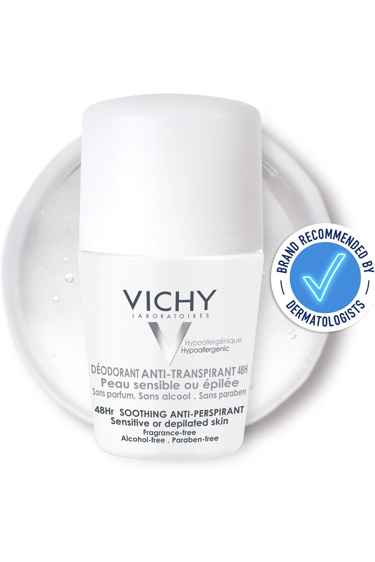 Vichy-✨ Vichy Deodorant Roll-On Sensitive Anti-Transpirant 48H – Twin Pack (2 x 50ml) 3