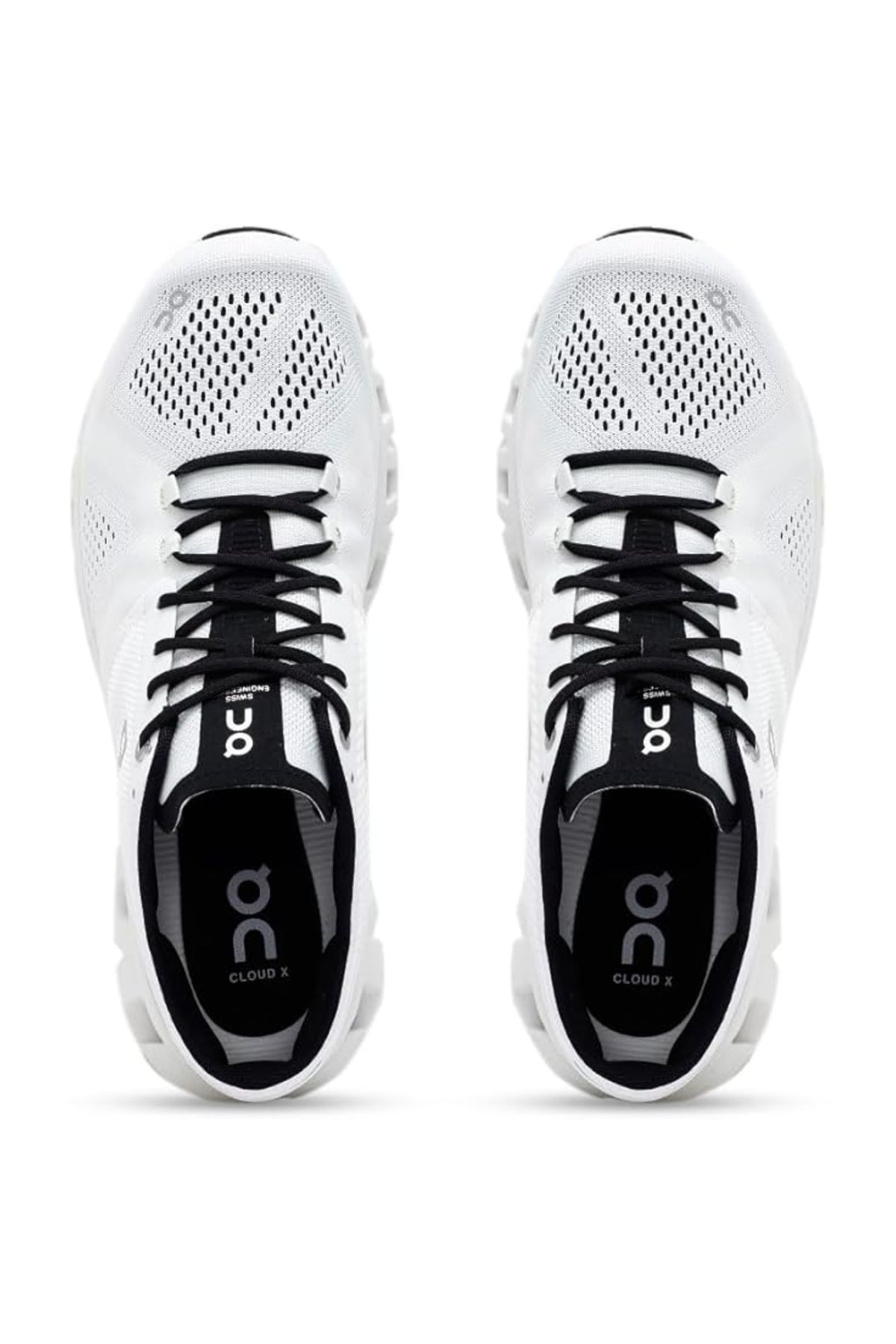 ON-Cloud X White Running Sneakers – Dual Density Insole & CloudTec Sole 5