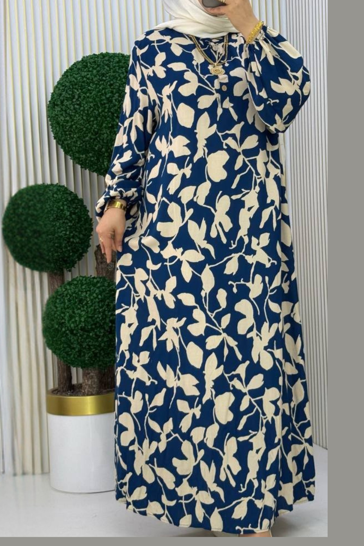 SEVENSU-Plus Size Long Dress 1